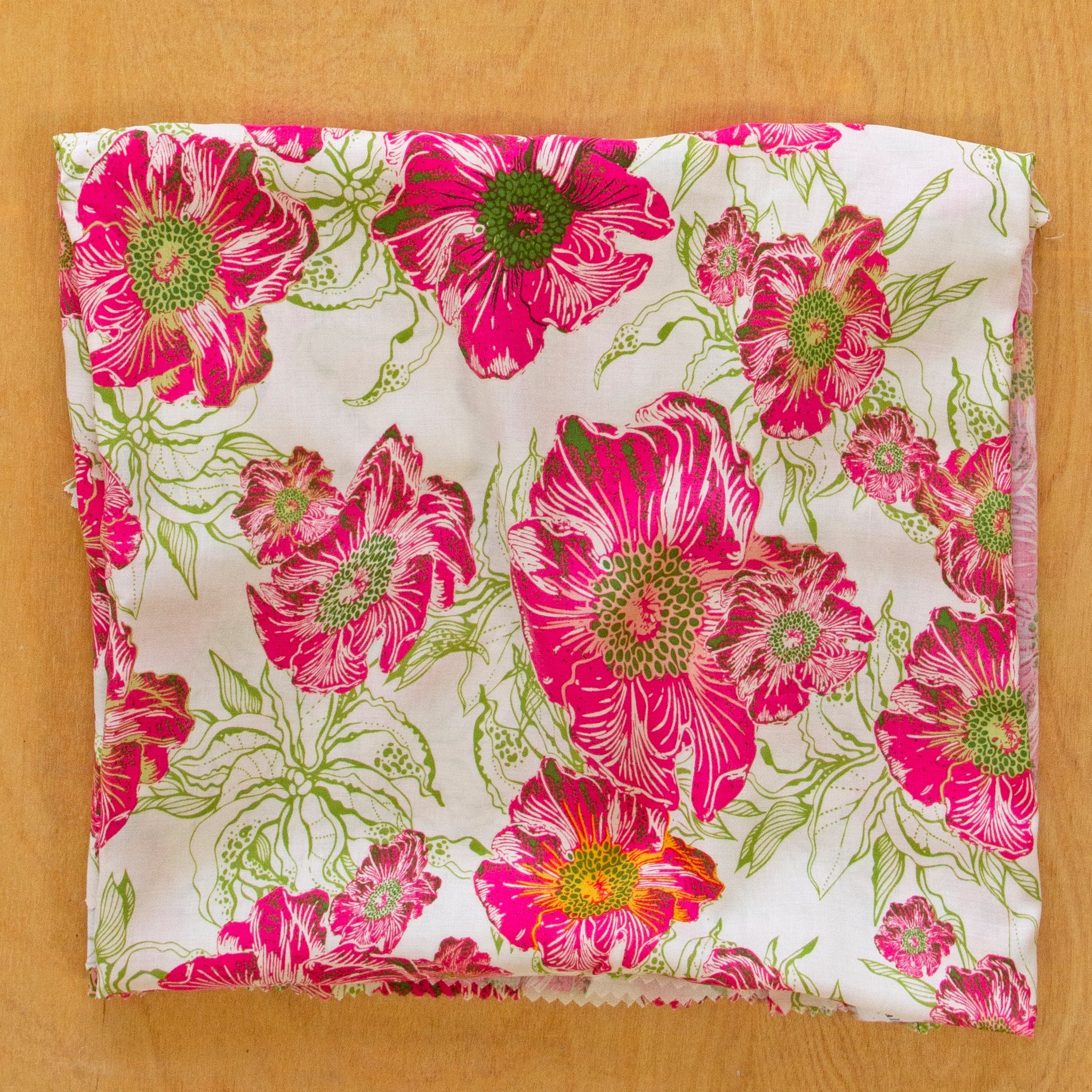 Lush Foliage Vivid Fabric in Rayon - Image 6