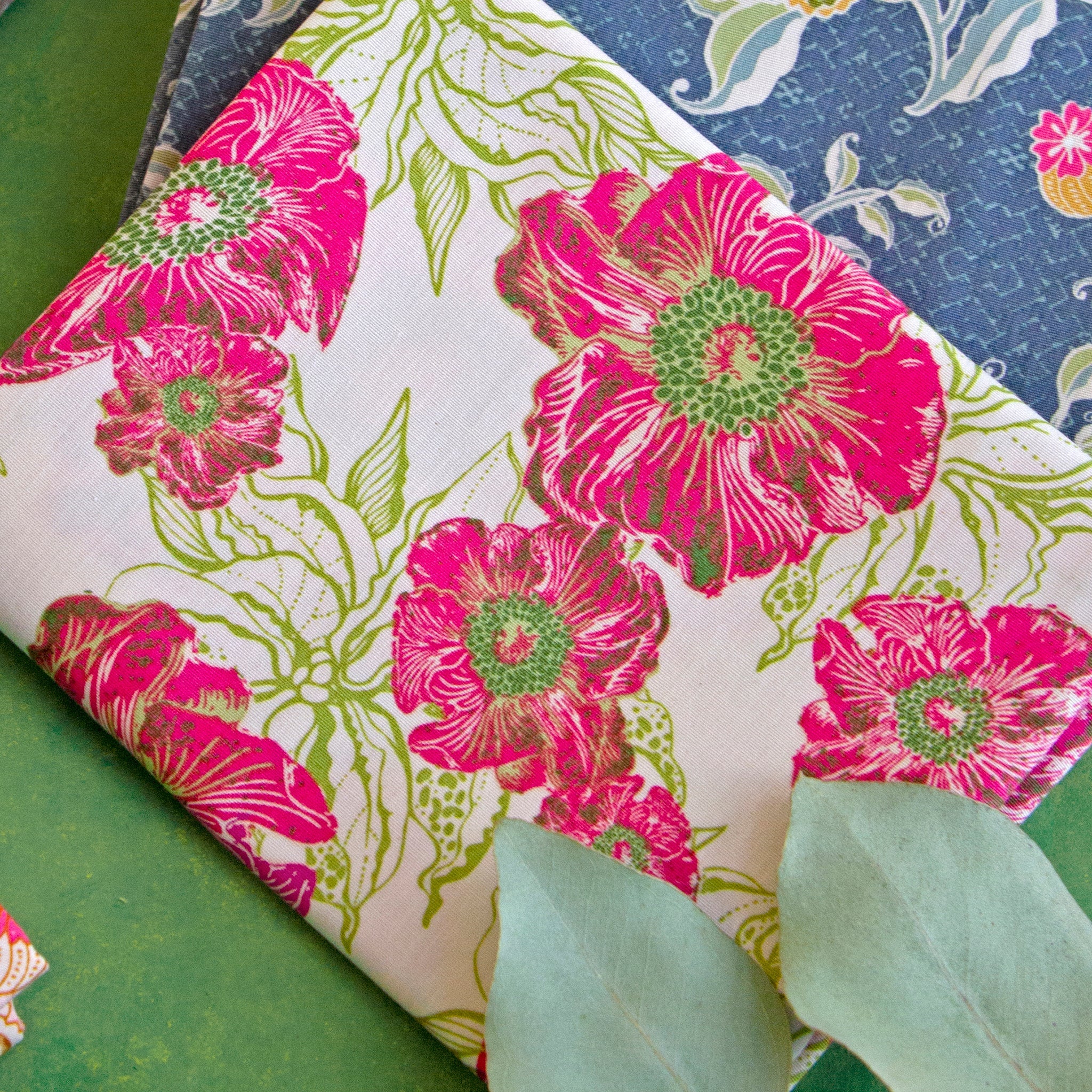 Lush Foliage Vivid Fabric in Rayon - Image 7