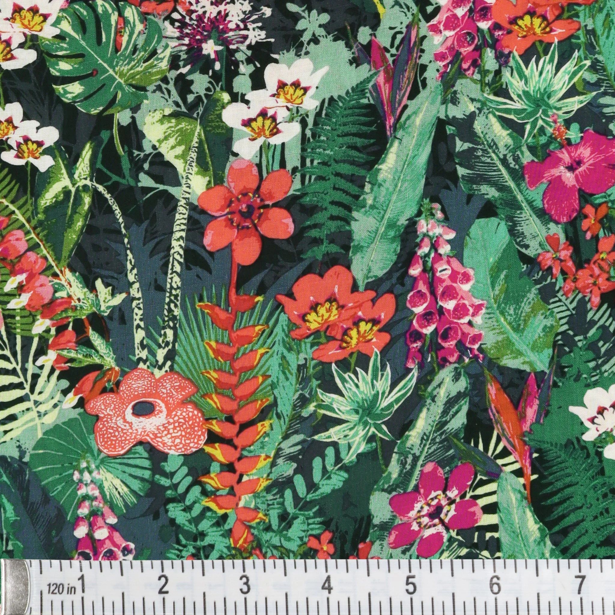 Lush Rainforest Fabric in Rayon - Image 3