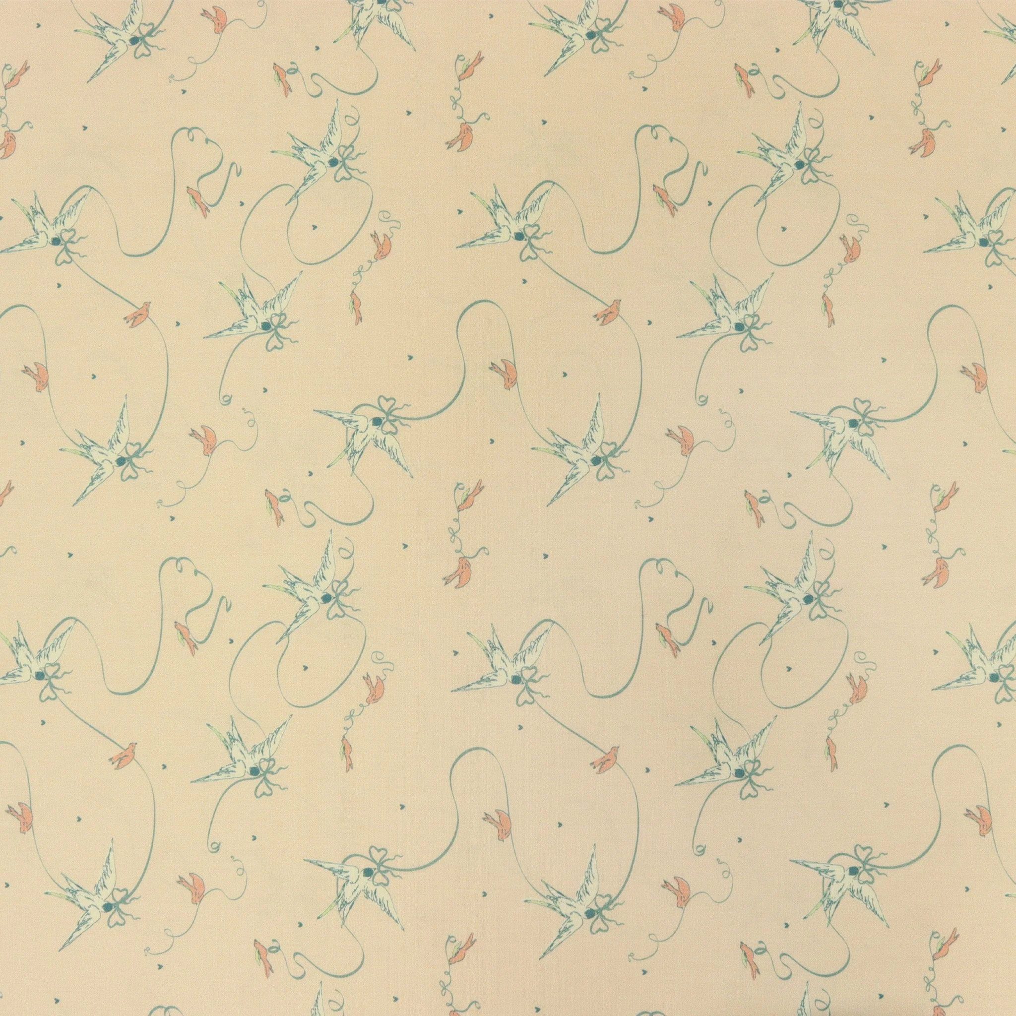Mademoiselle Fabric Collection - Doves & Bows