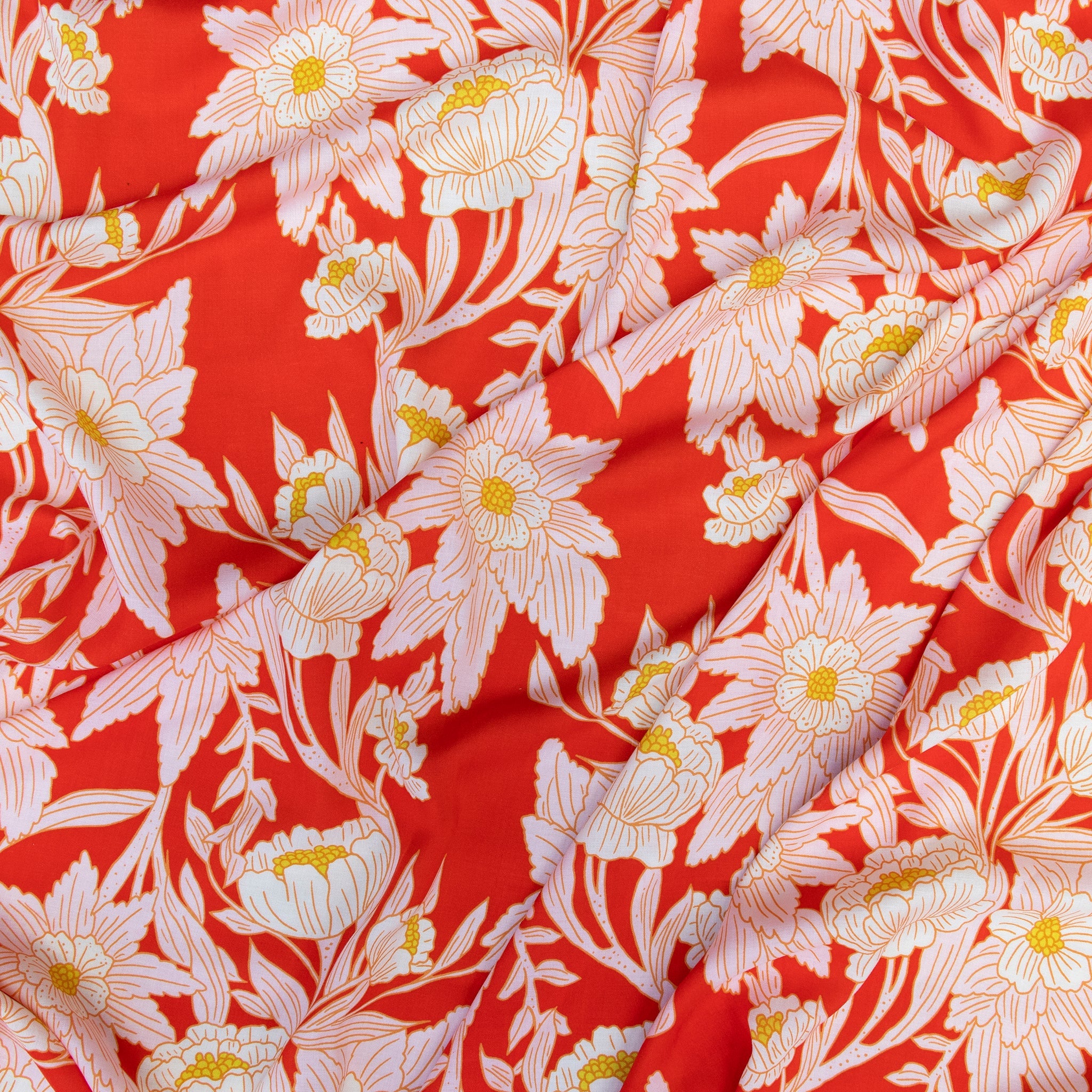 Madison Avenue Blaze Fabric in Rayon - Image 4