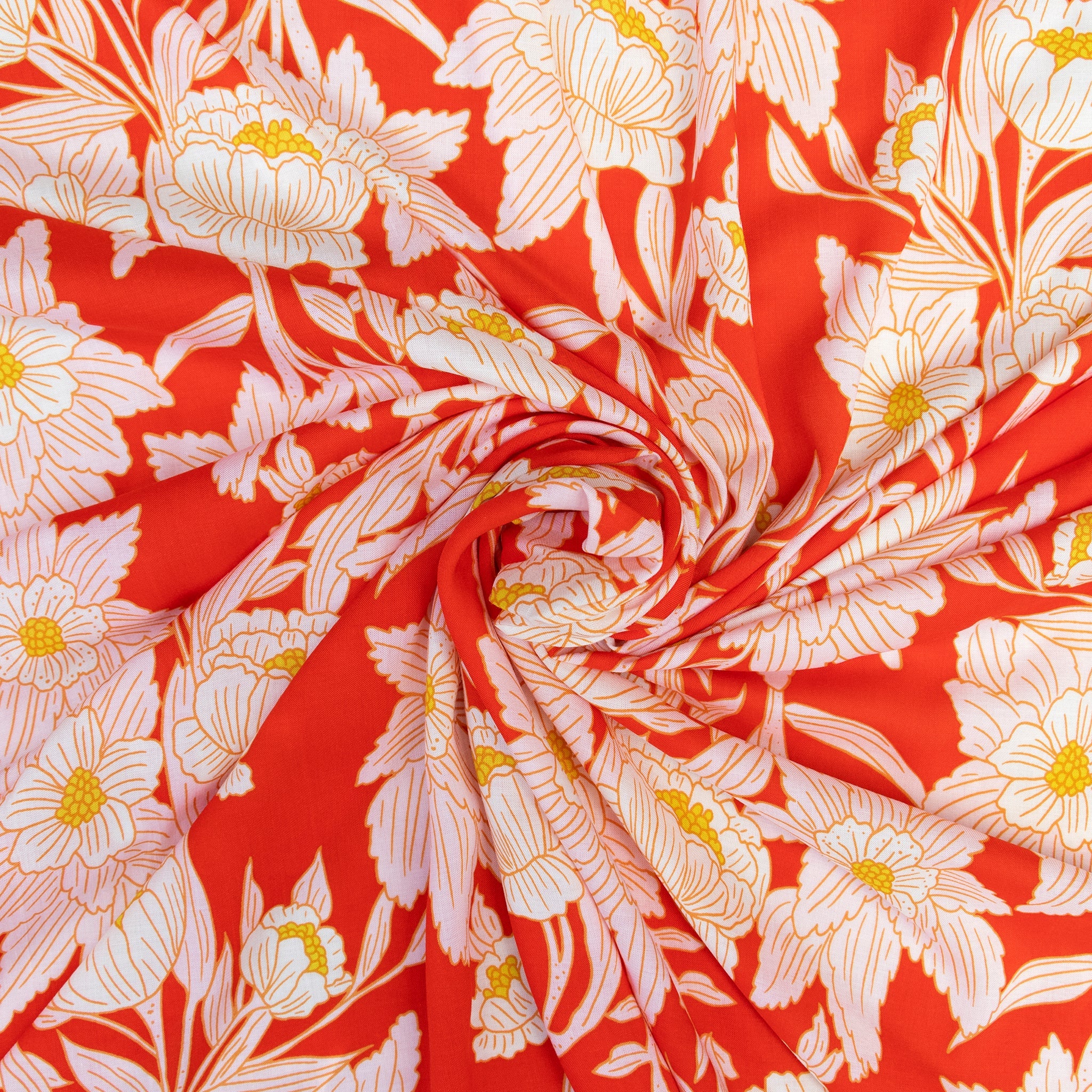 Madison Avenue Blaze Fabric in Rayon - Image 5
