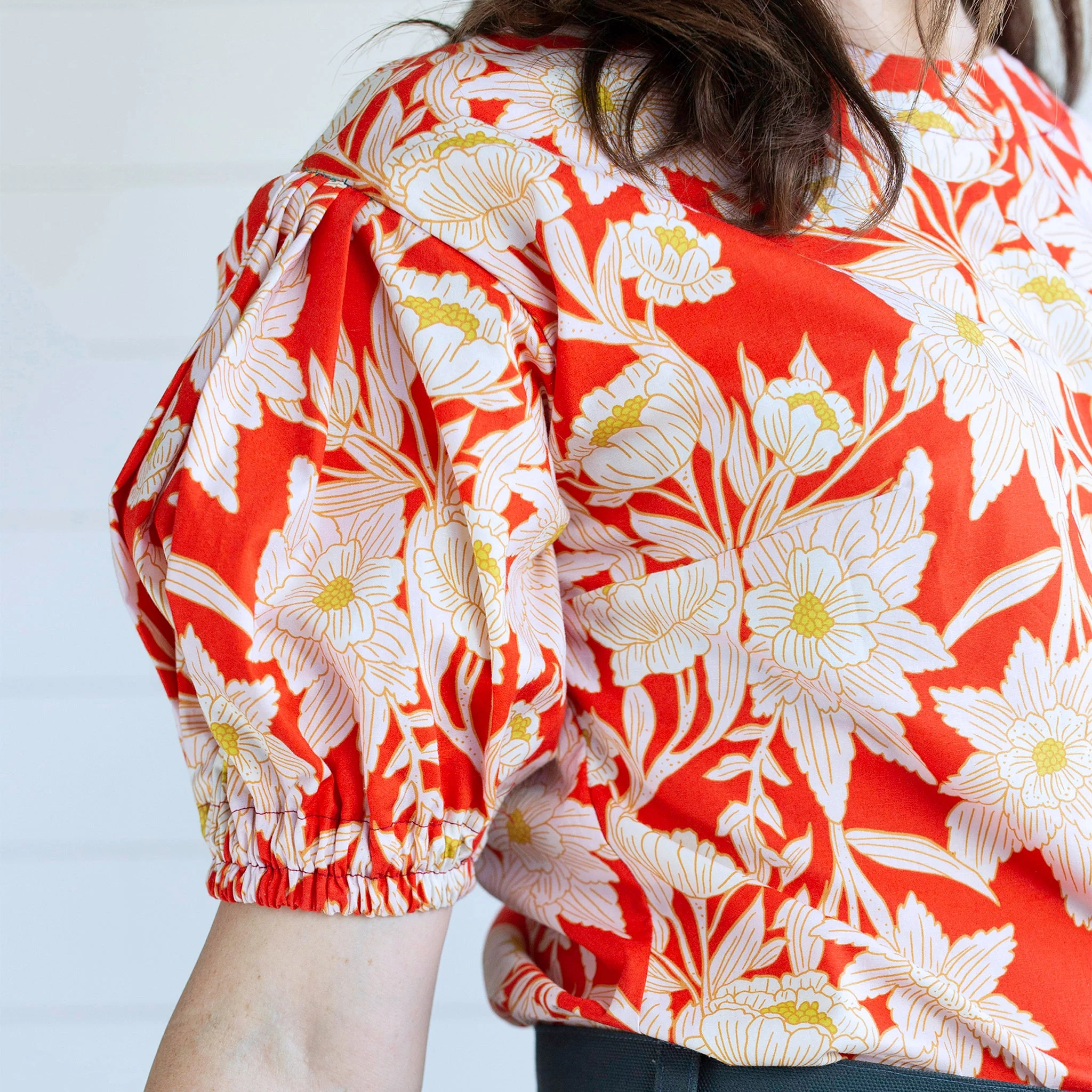Madison Avenue Blaze Fabric in Rayon - Image 7