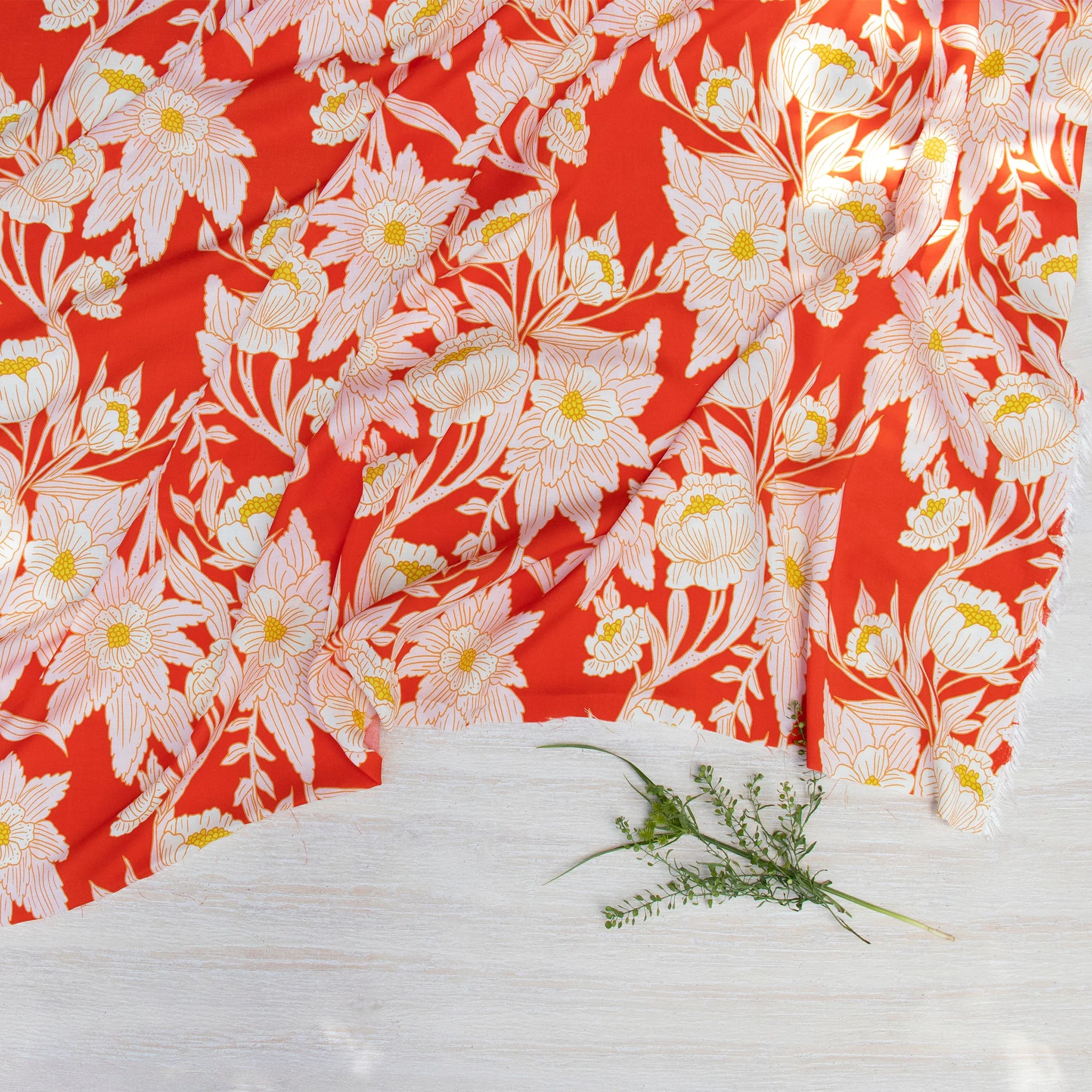 Madison Avenue Blaze Fabric in Rayon - Image 8