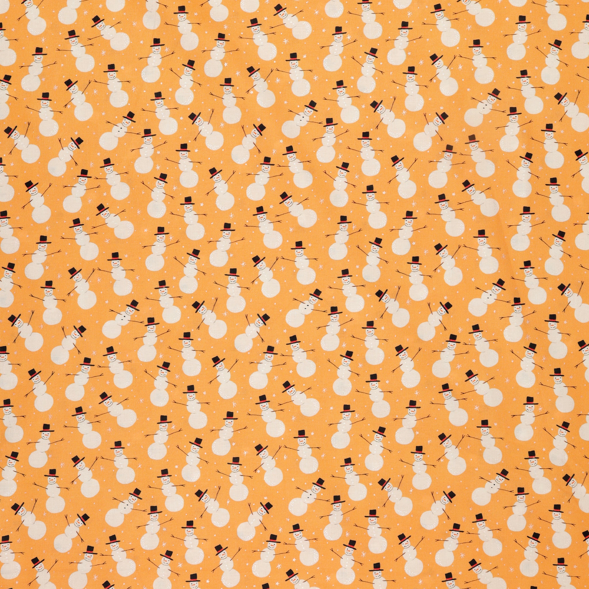 Magical Season Fabric Collection - Merry Snowman Gold