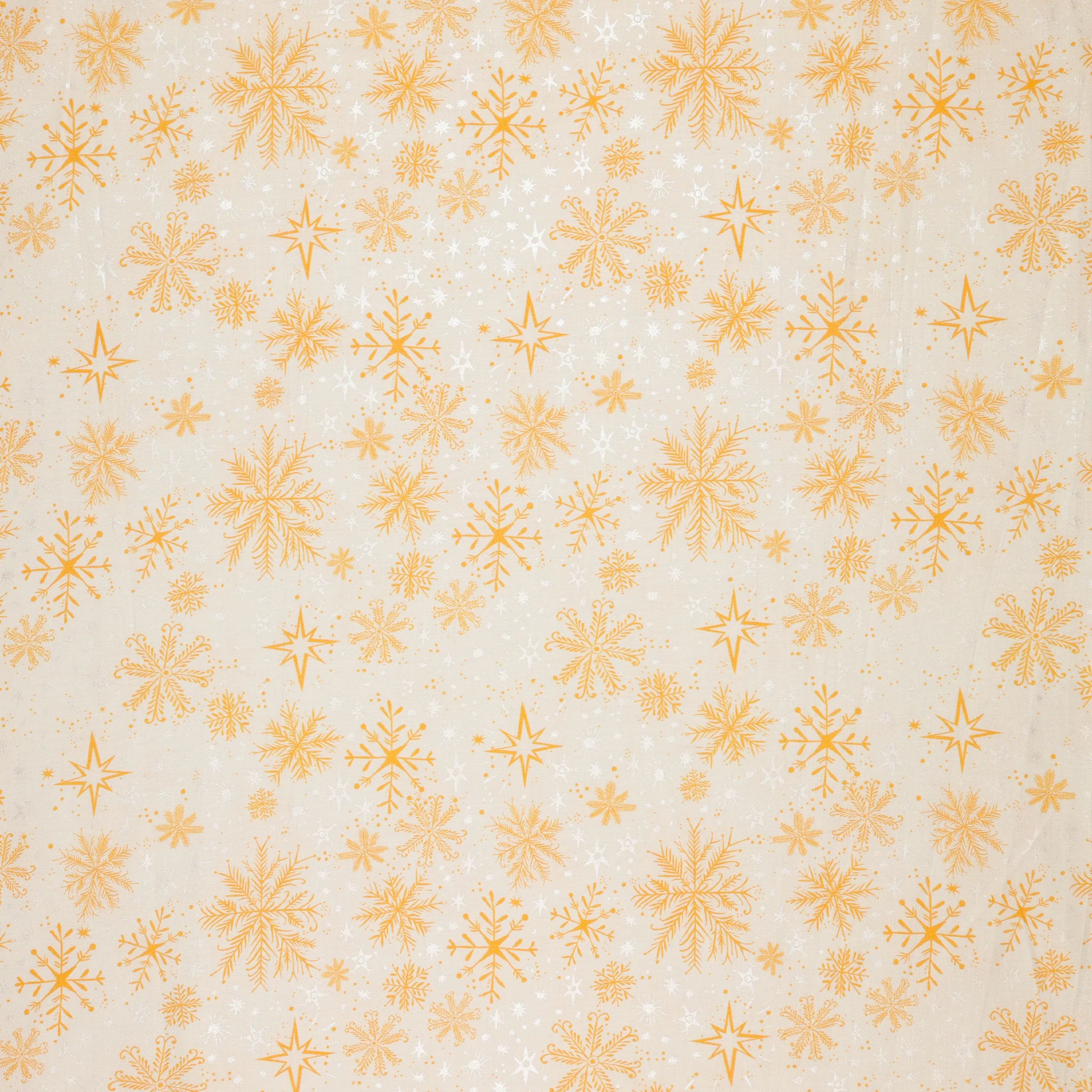 Magical Season Fabric Collection - Snow Frost White/Gold