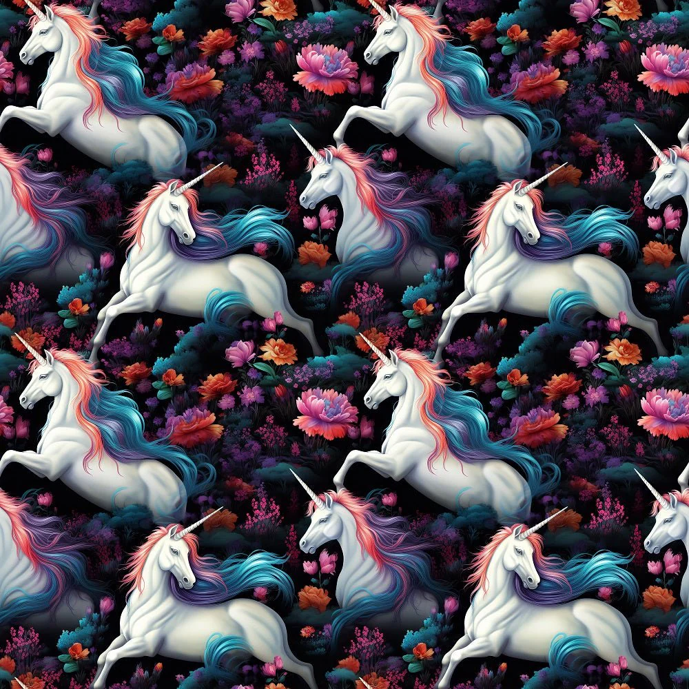 Magical Unicorns #12 Fabric