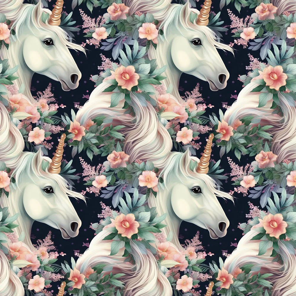 Magical Unicorns #7 Fabric