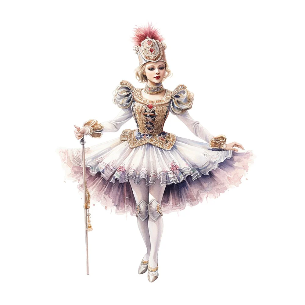 Magnificent Ballerina #6 Fabric Panel