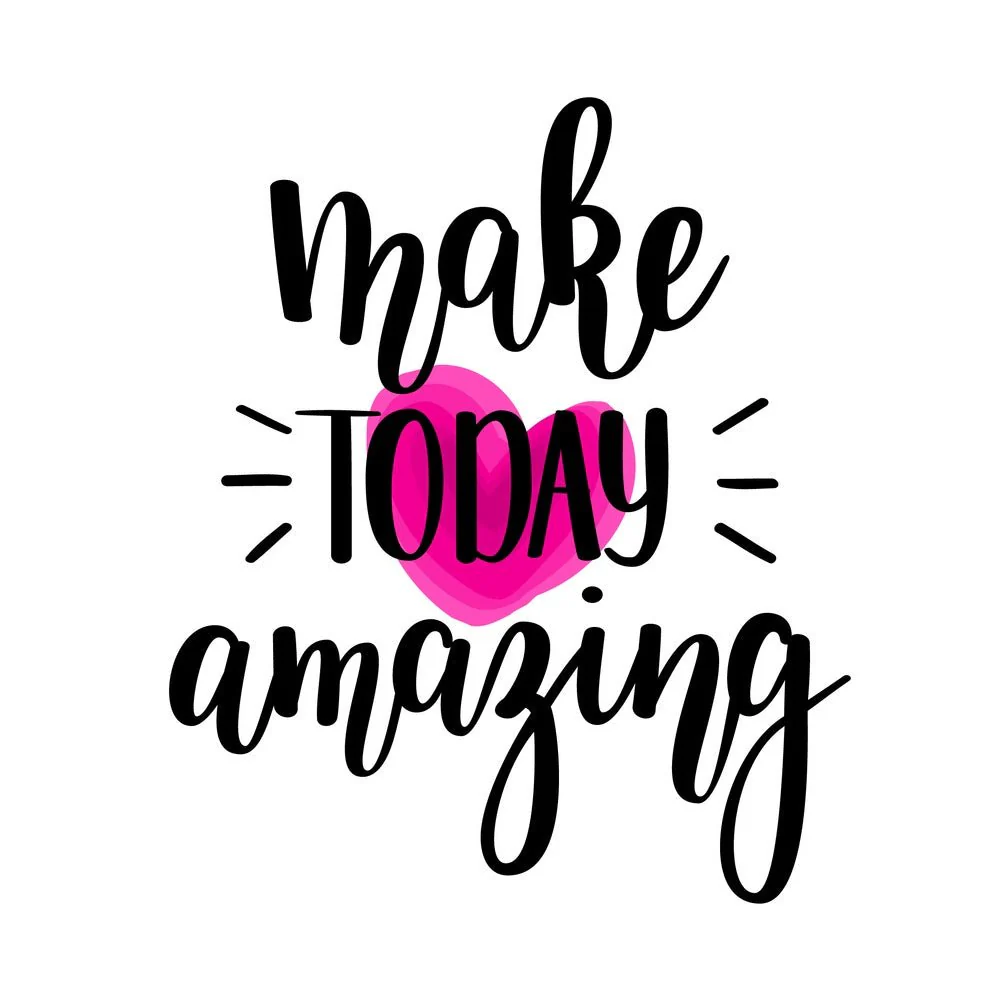 Make Today Amazing Font Fabric Panel
