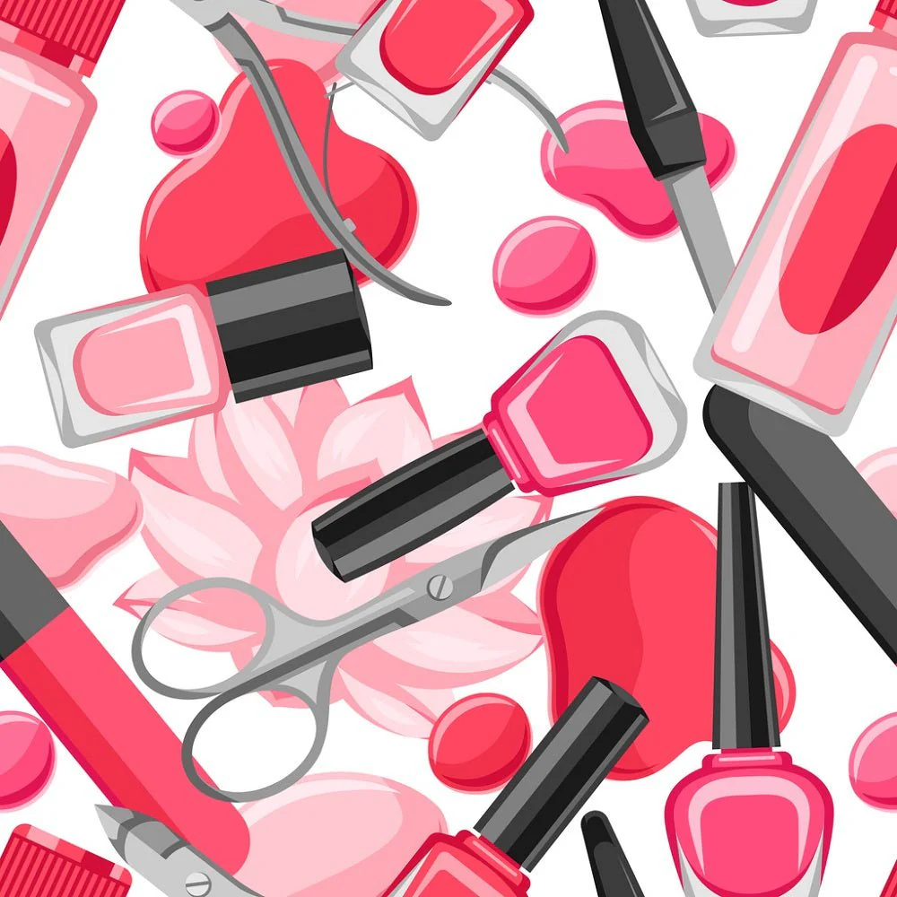 Manicure Tools Fabric - Pink