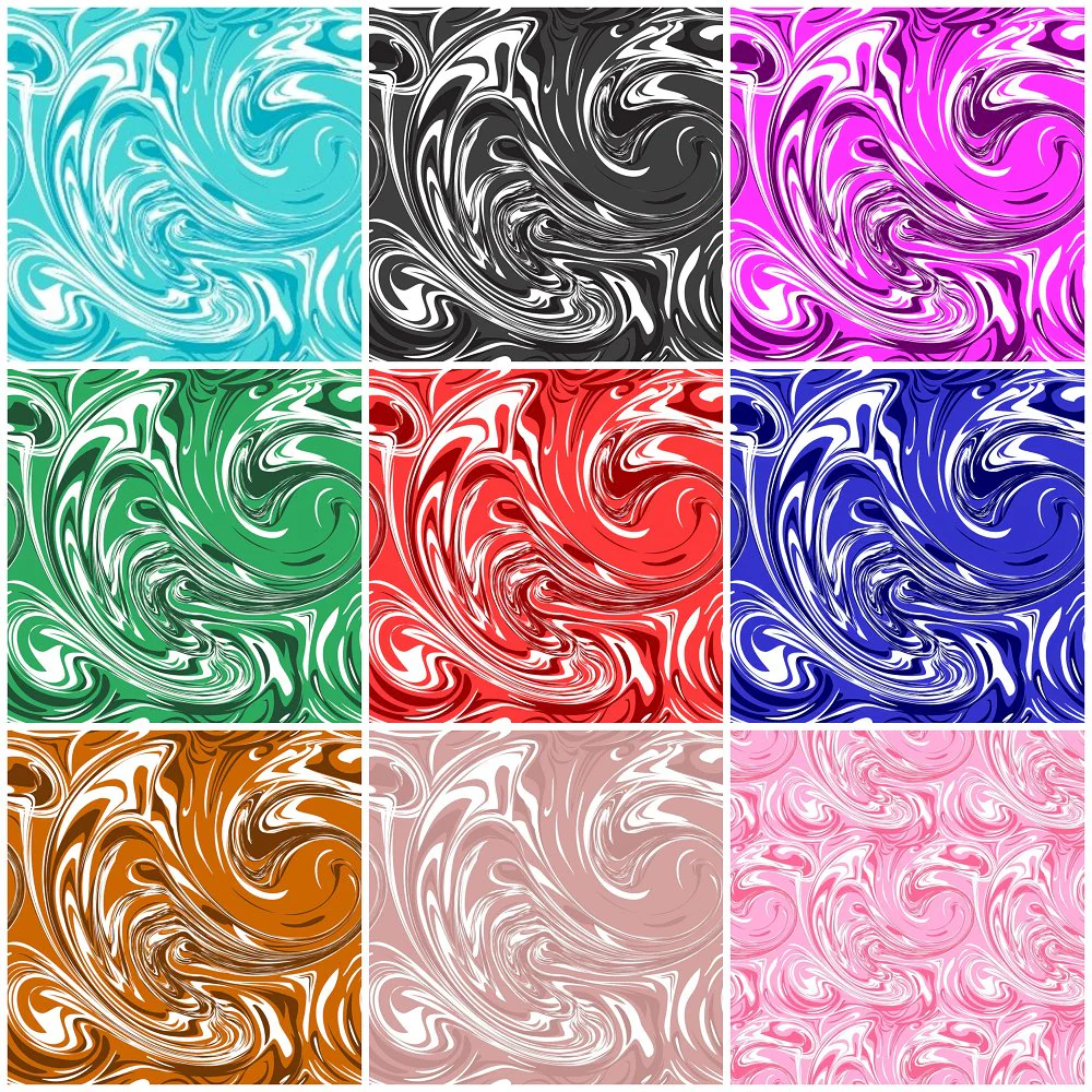 Marble Swirl Basics Fabric Fat Quarter Bundle - 9 Pieces