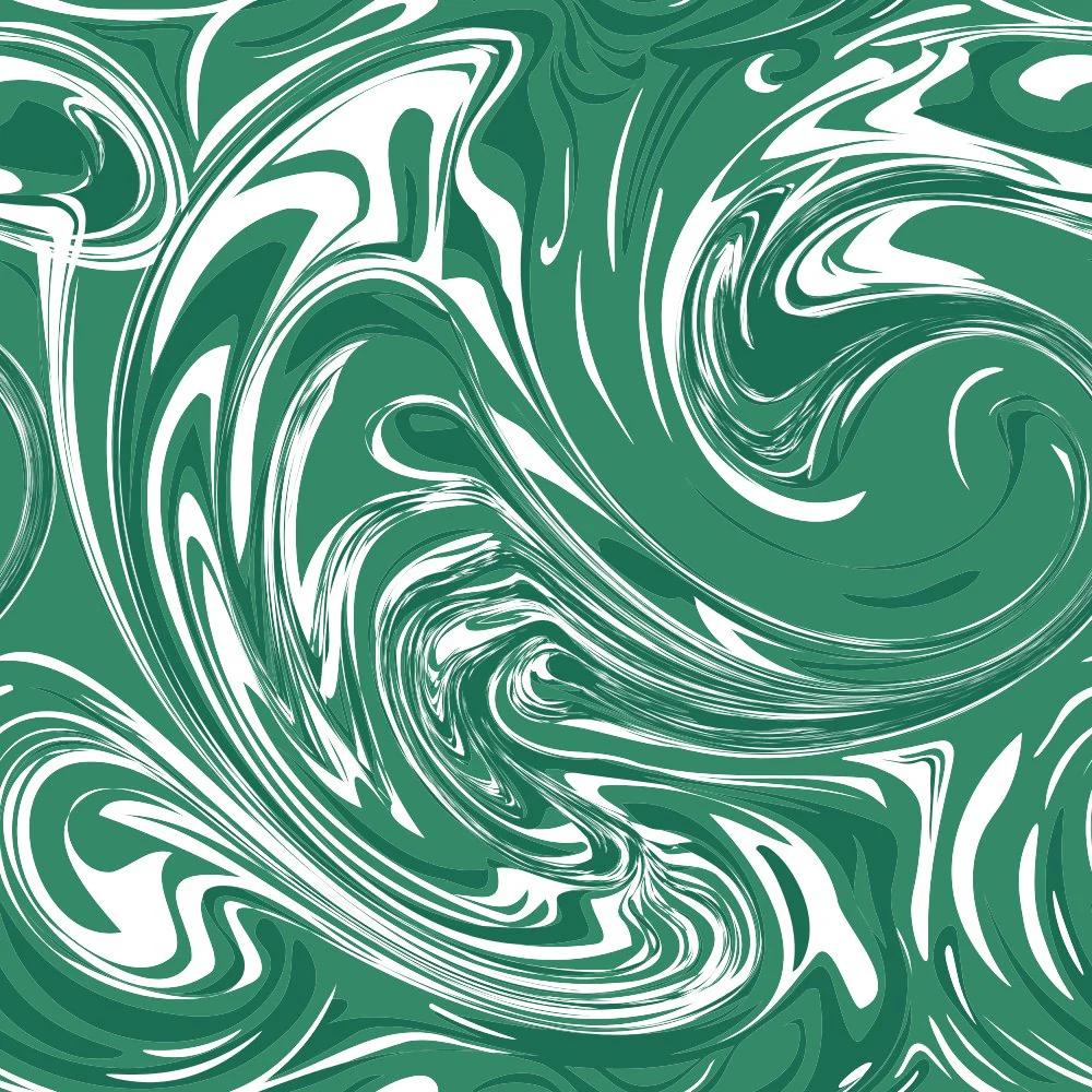 Marble Swirl Fabric - Hunter Green
