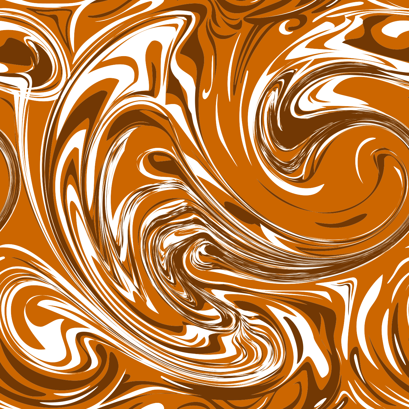Marble Swirl Fabric - Orange