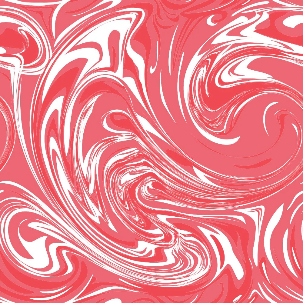 Marble Swirl Fabric - Red