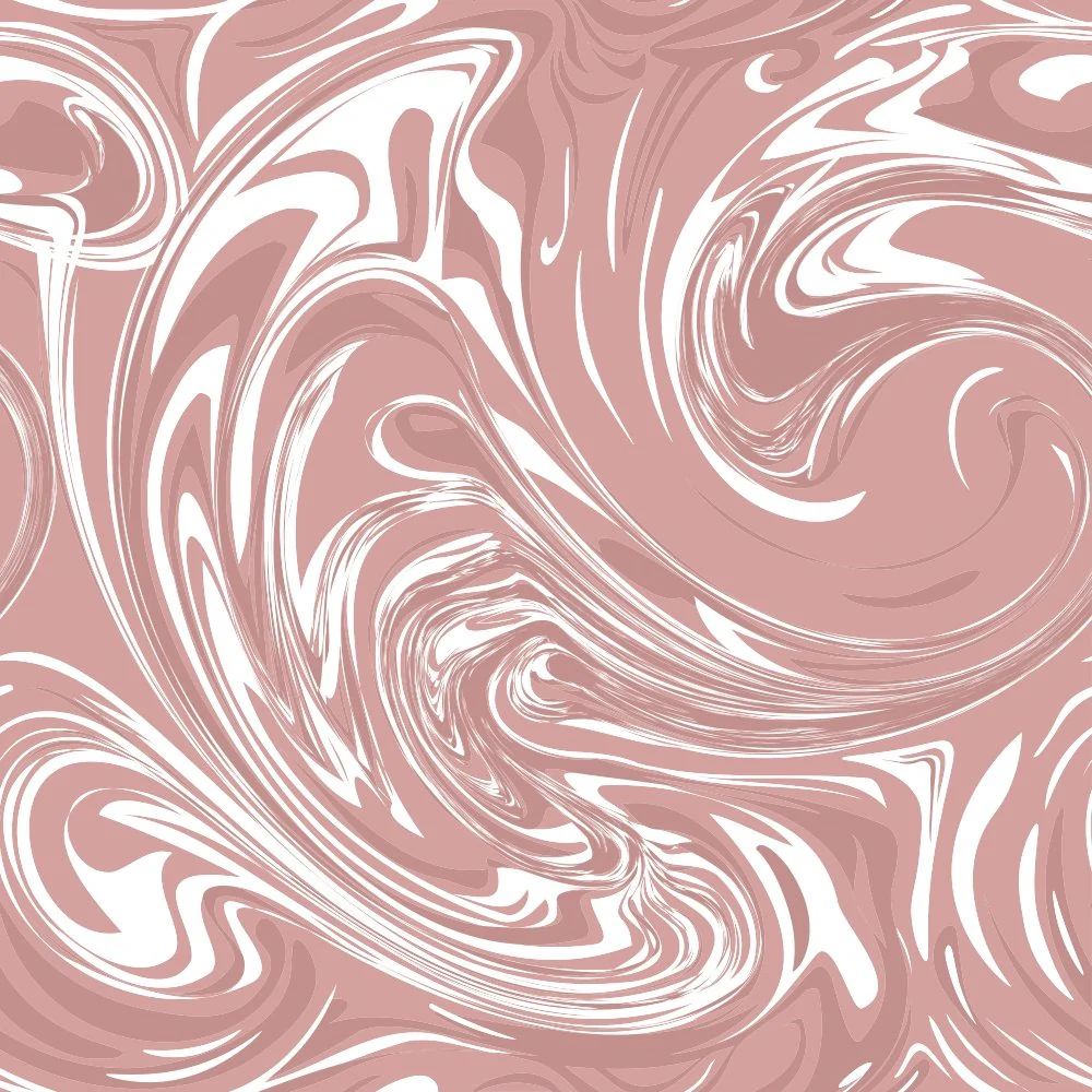 Marble Swirl Fabric - Rose Gold