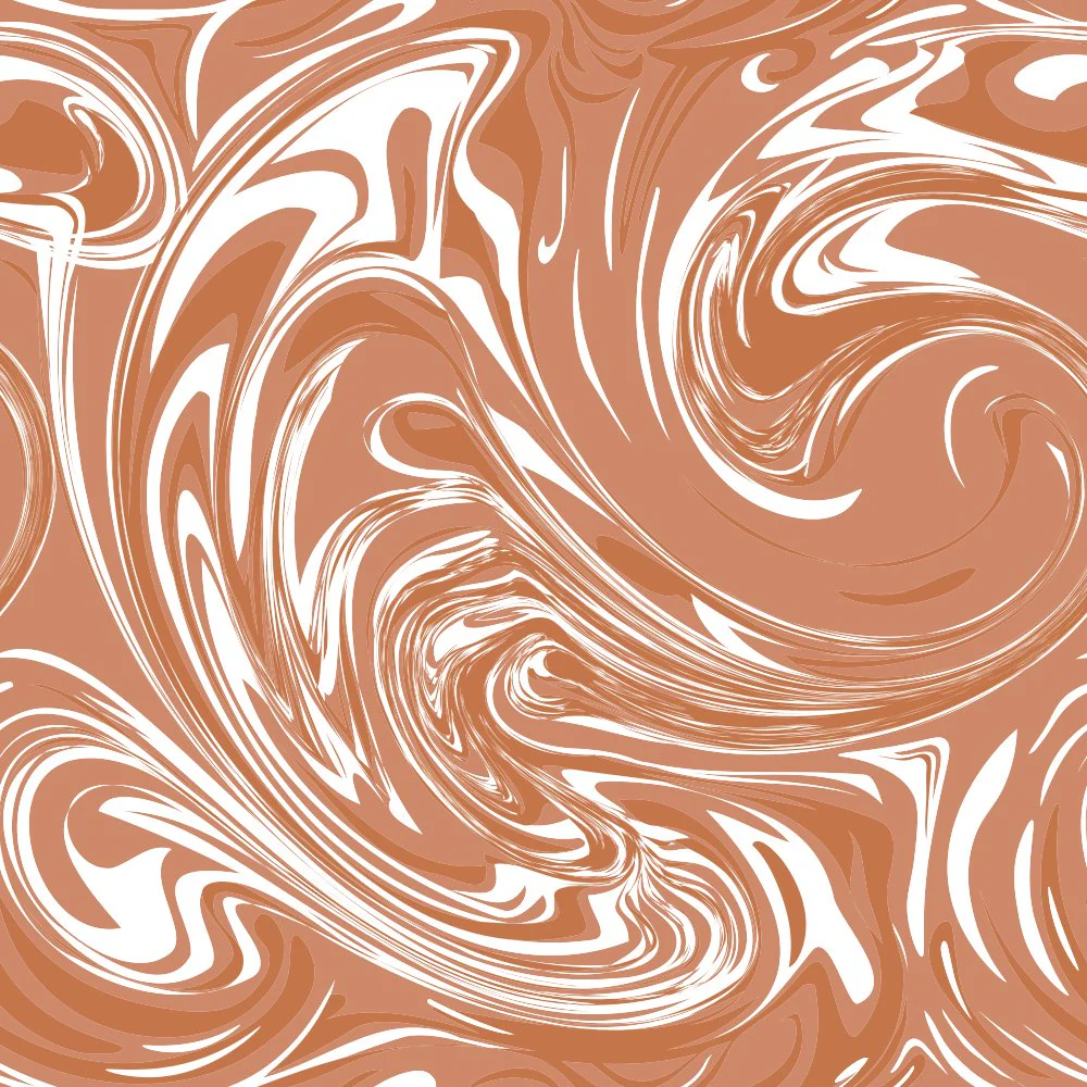 Marble Swirl Fabric - Sienna