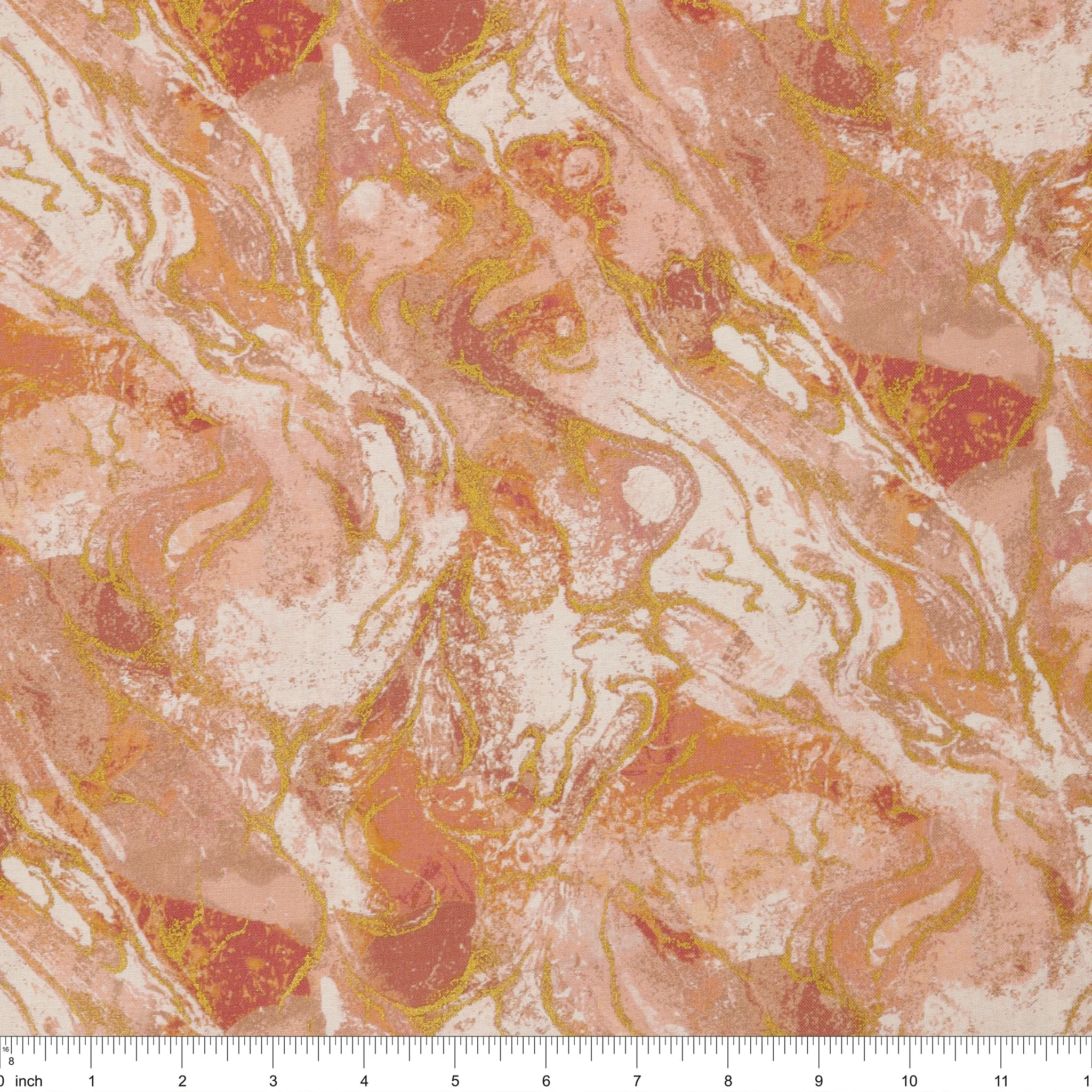 Marbled Earth Fabric Collection - Apricot - Image 3