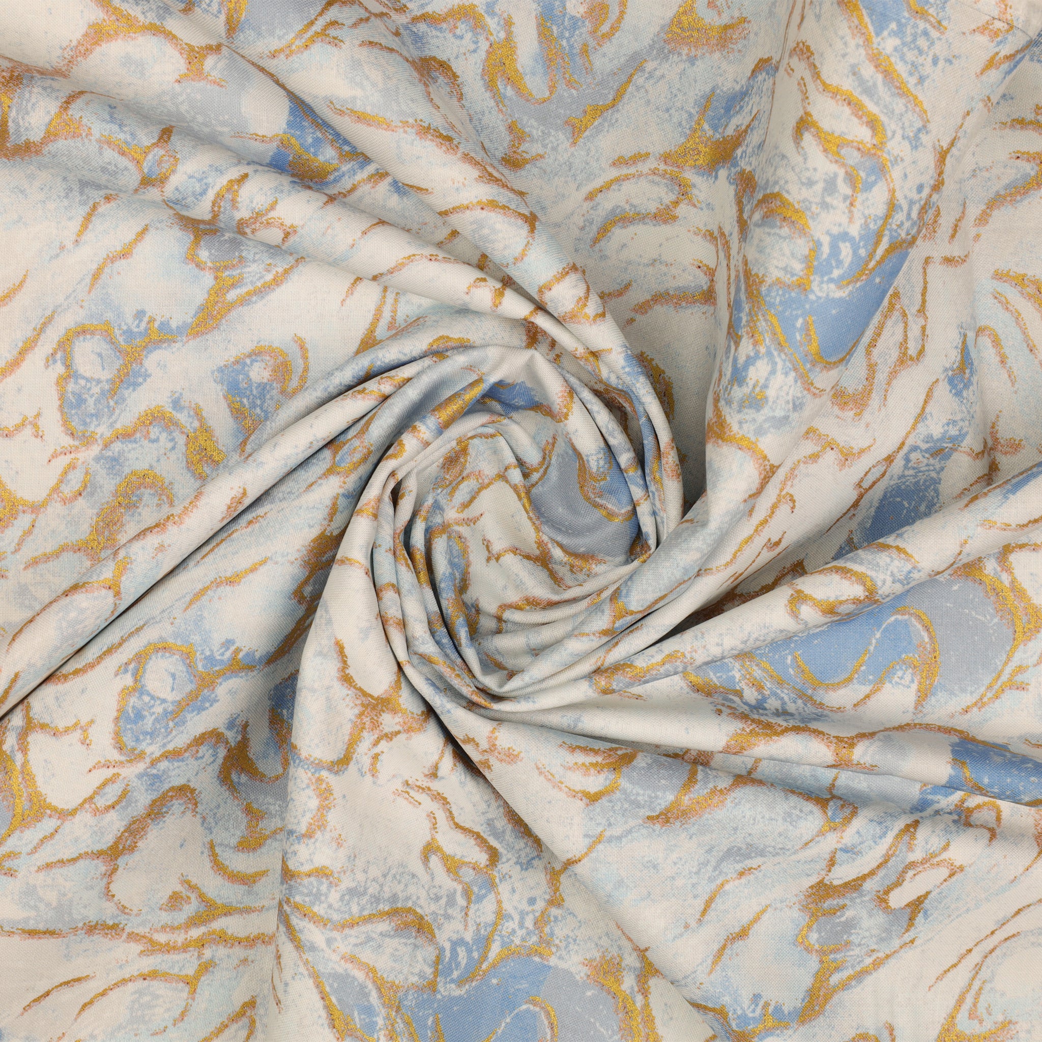 Marbled Earth Fabric Collection - Sky - Image 2