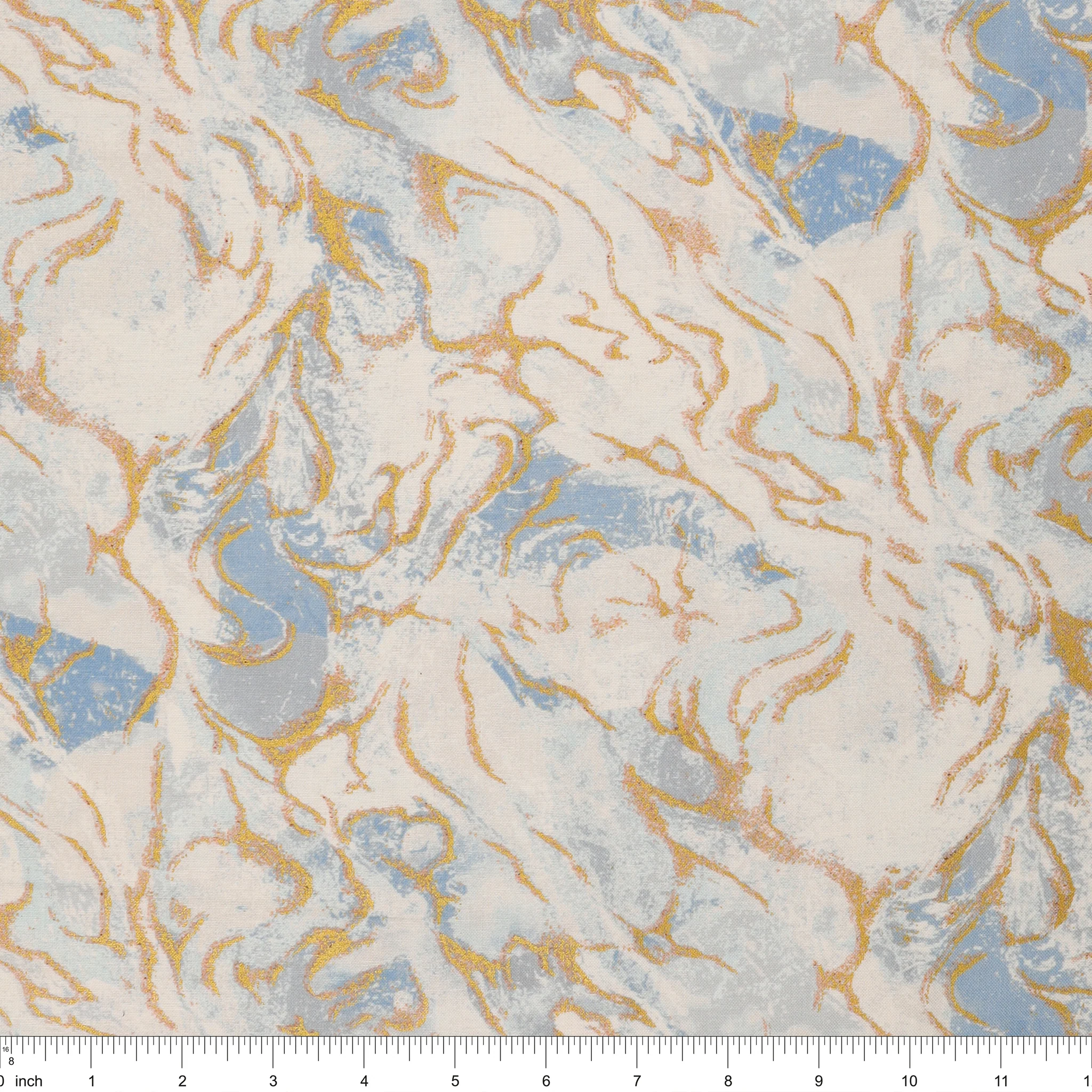 Marbled Earth Fabric Collection - Sky - Image 3