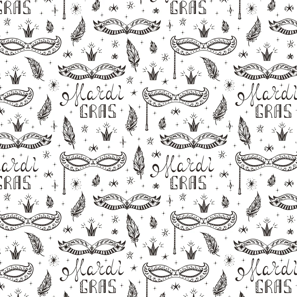 Mardi Gras Parade Fabric