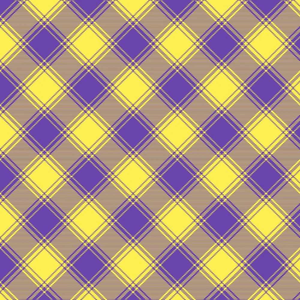 Mardi Gras Plaid Check Fabric