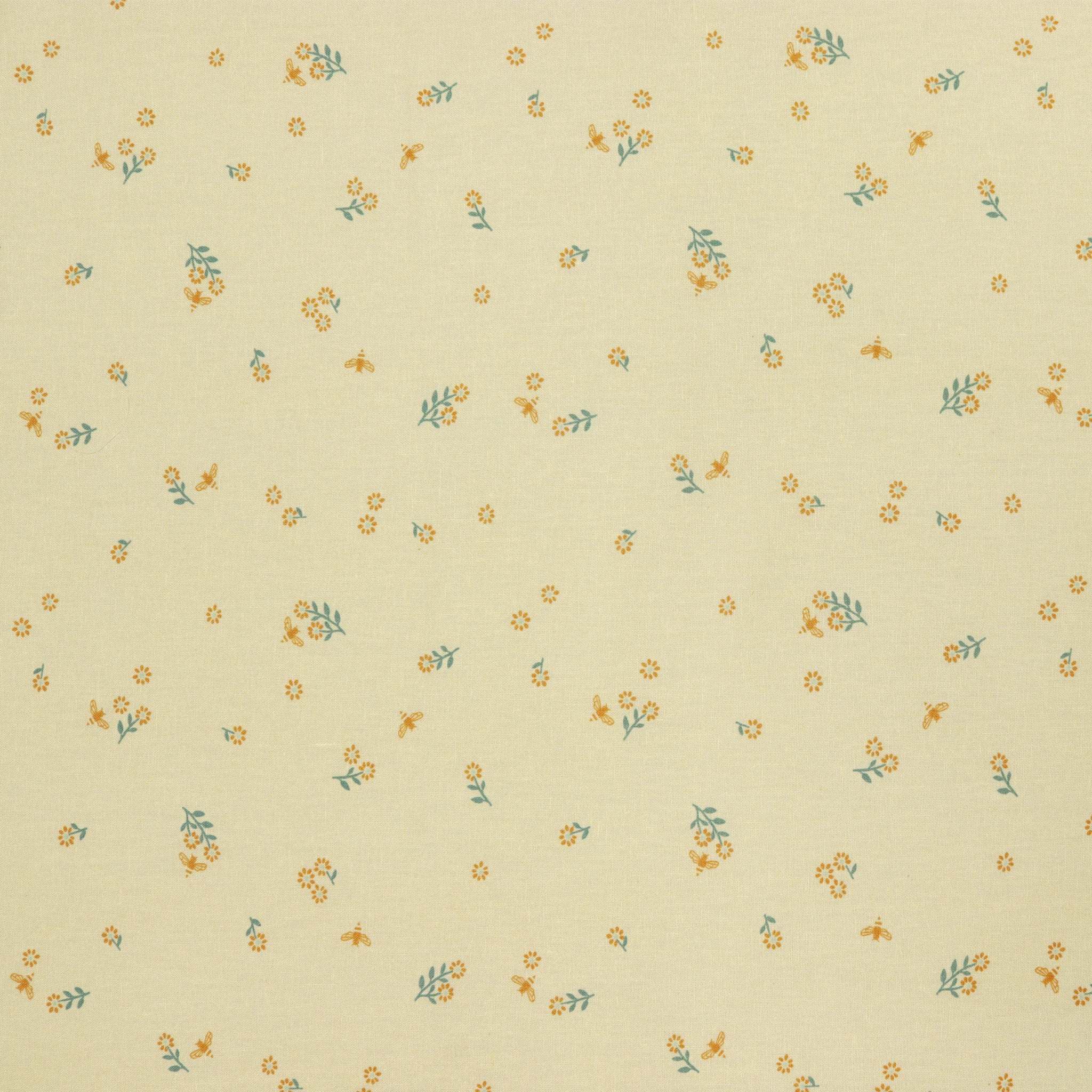 Marigold Fabric Collection - Foraging Flutter Sun in Linen Blend