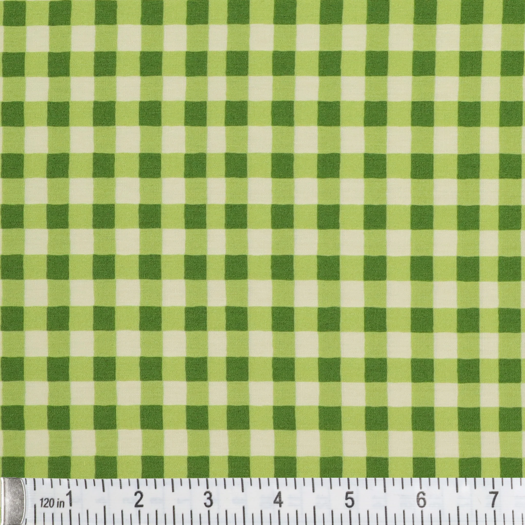 Marigold Fabric Collection - Small Plaid of my Dreams Fern - Image 2