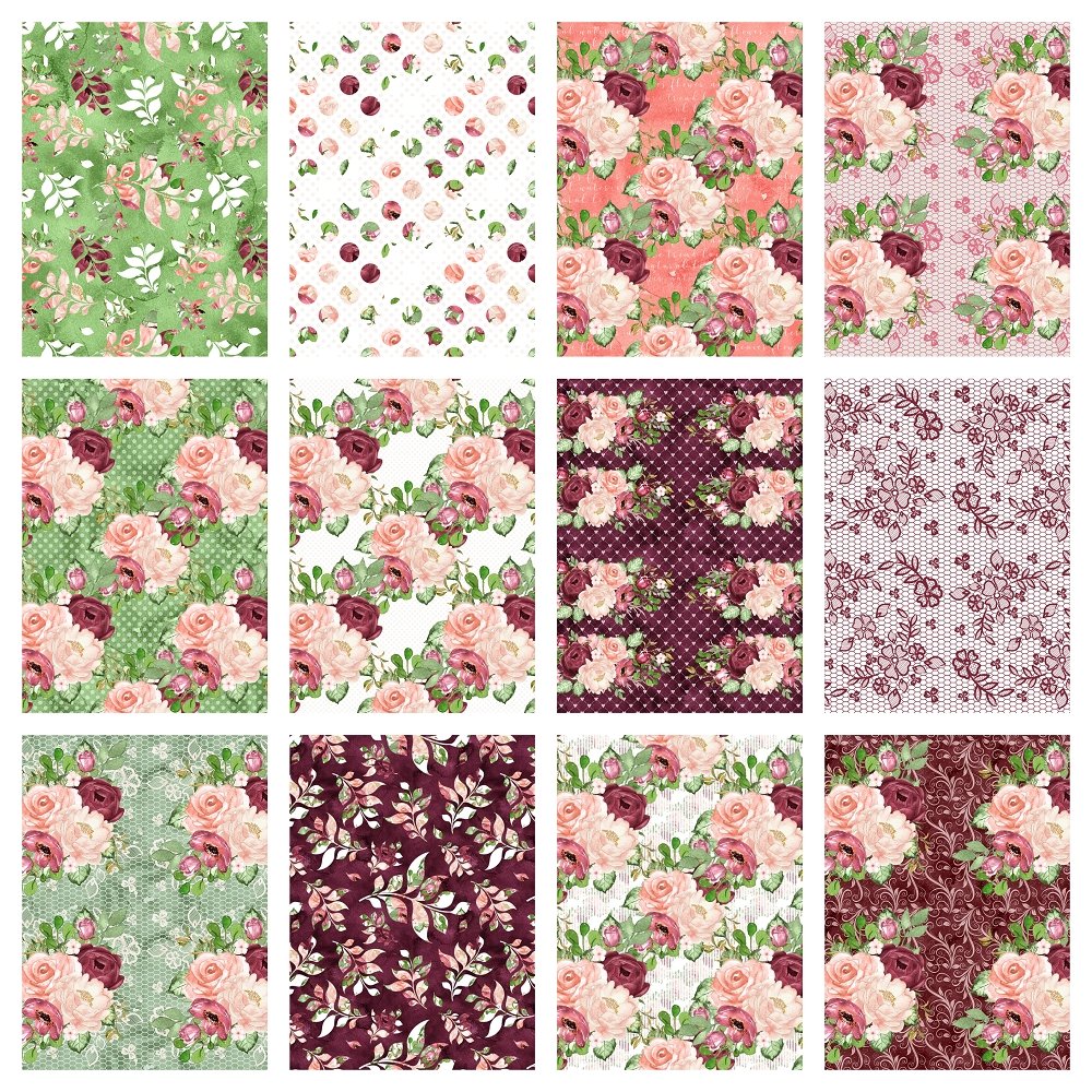 Marsala Fabric Collection - 1/2 Yard Bundle