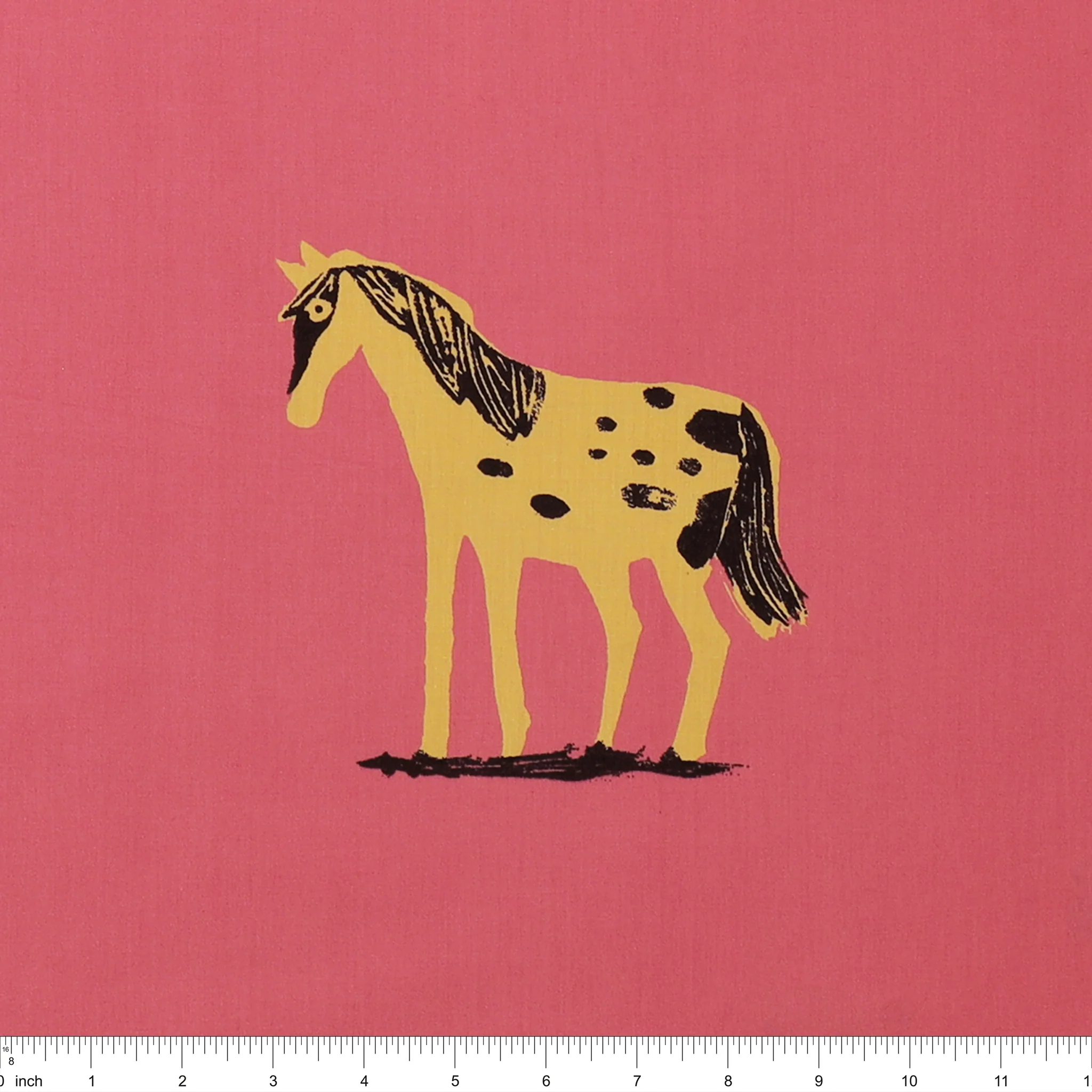 Meadows 108" Wide Quilt Backing - Wild Ponies Hot Pink - Image 3