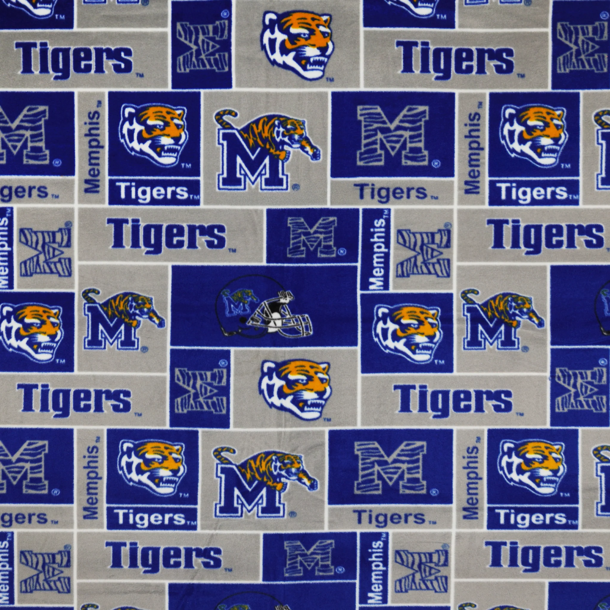 Memphis Tigers Geometric in Fleece