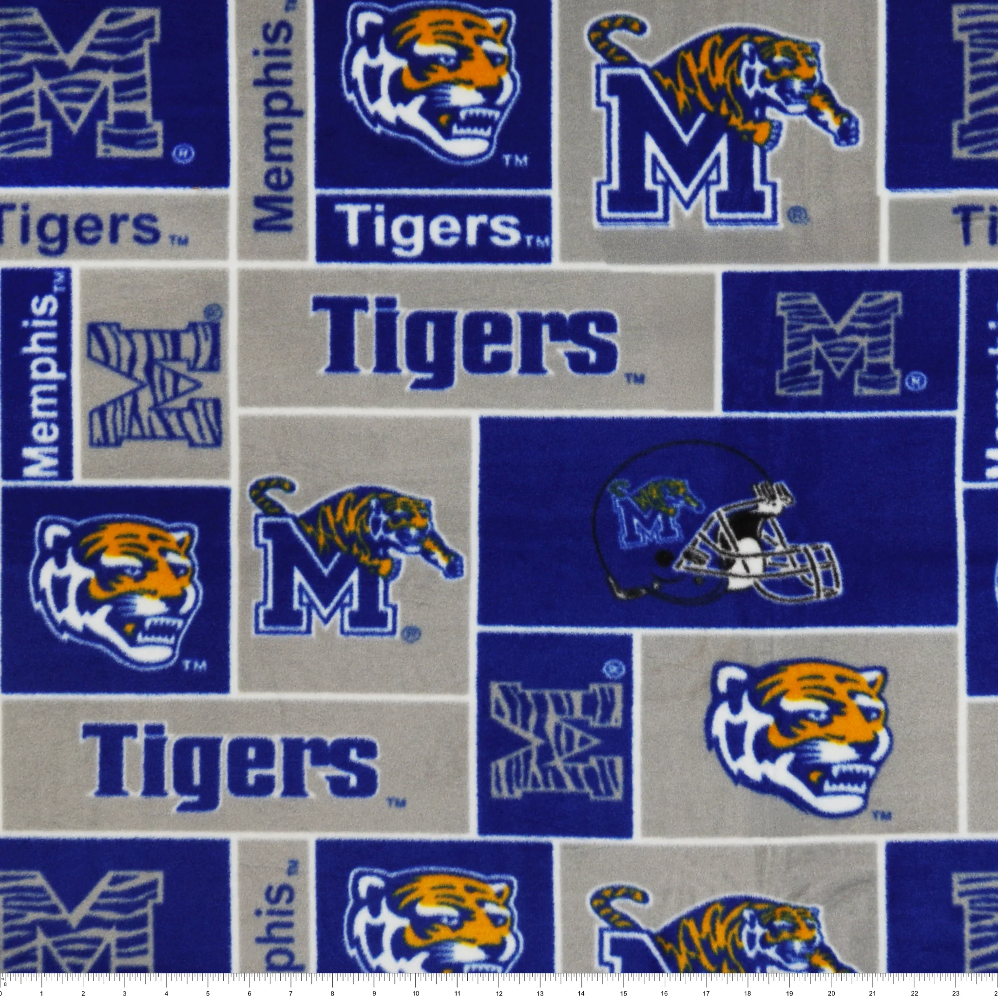 Memphis Tigers Geometric in Fleece - Image 3