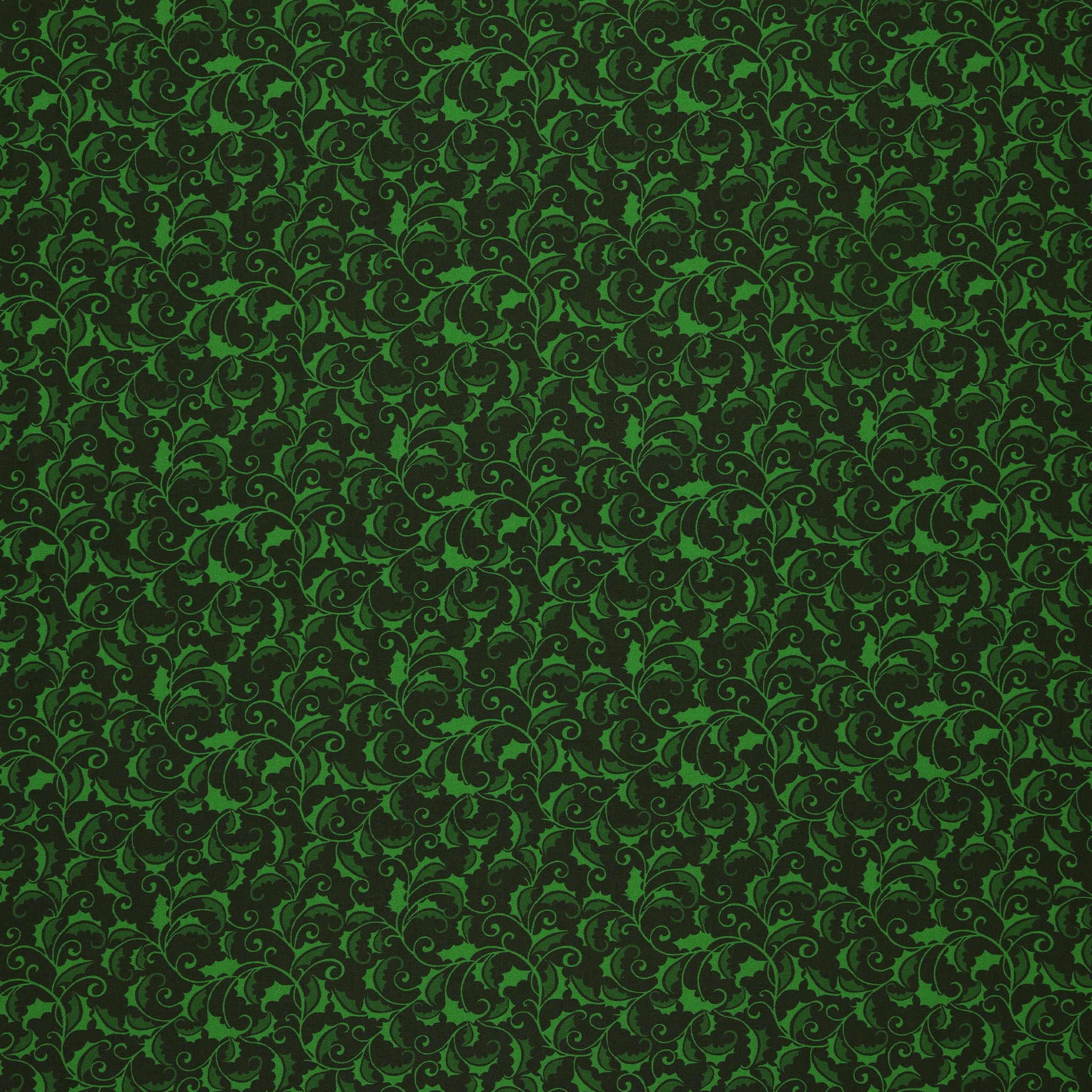 Merry Cats Fabric Collection - Merry Holly Forest