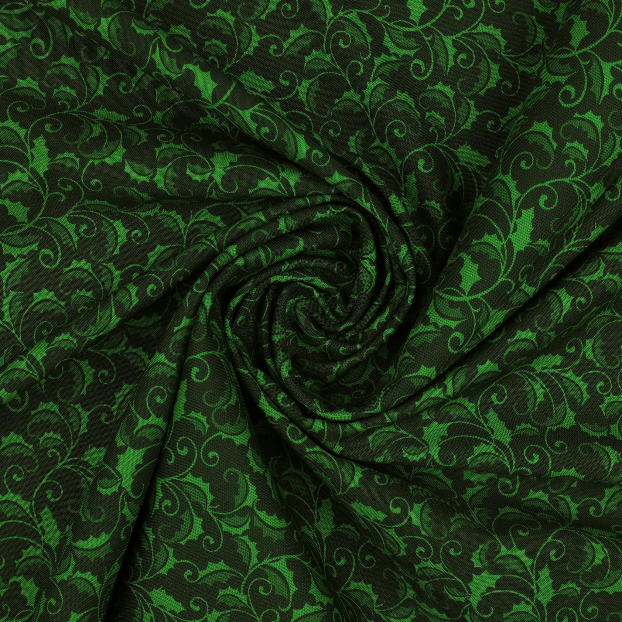 Merry Cats Fabric Collection - Merry Holly Forest - Image 2