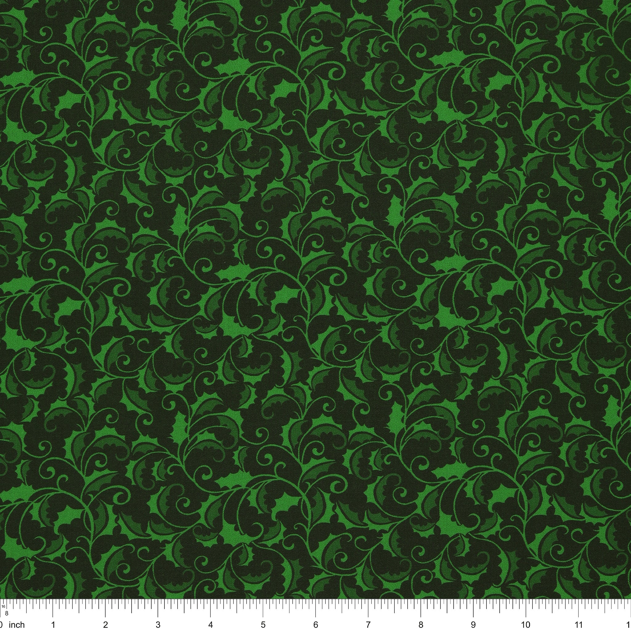 Merry Cats Fabric Collection - Merry Holly Forest - Image 3