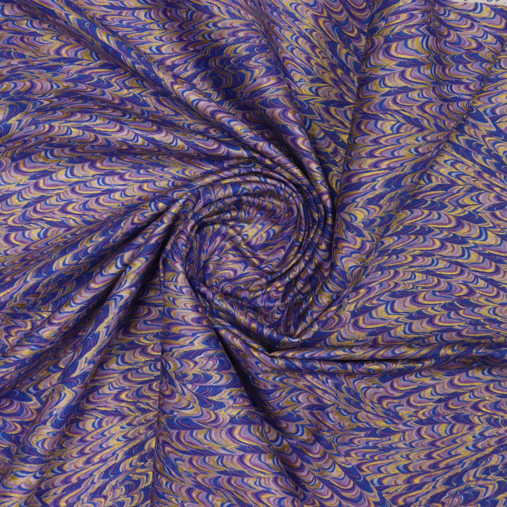 Metallic Impressions Fabric Collection - Marble Impressions Violet - Image 2