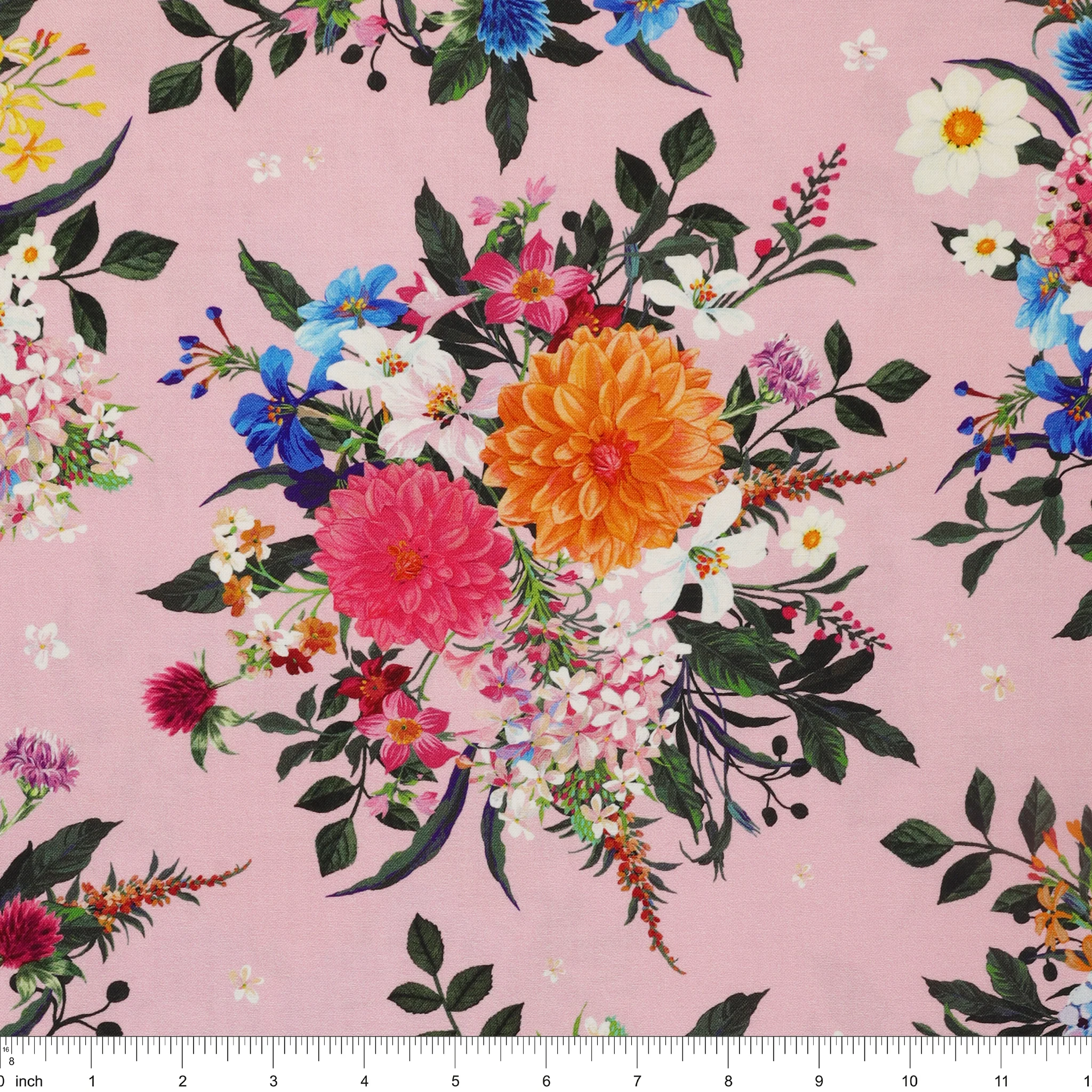Midnight Blooms Fabric Collection - Bountiful Bouquets Petal - Image 3