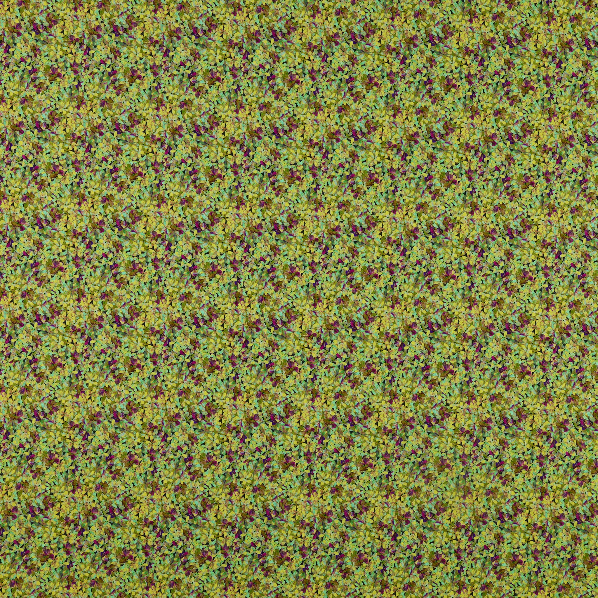 Midnight Blooms Fabric Collection - Flowerbed Clover