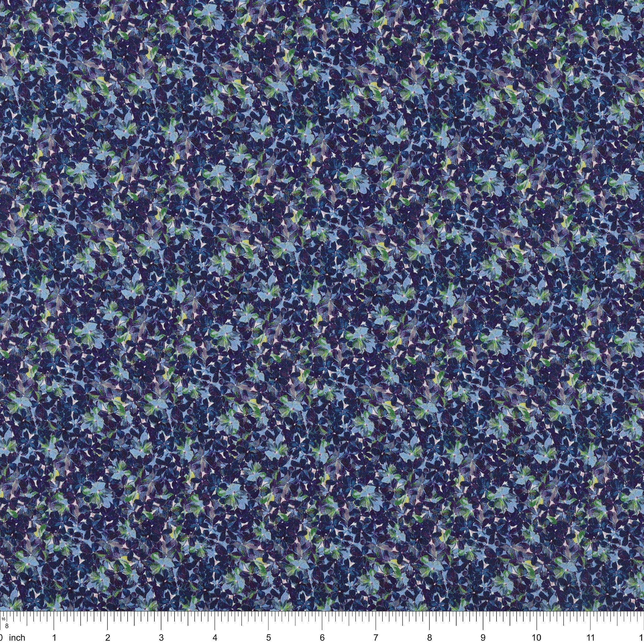 Midnight Blooms Fabric Collection - Flowerbed Navy - Image 3