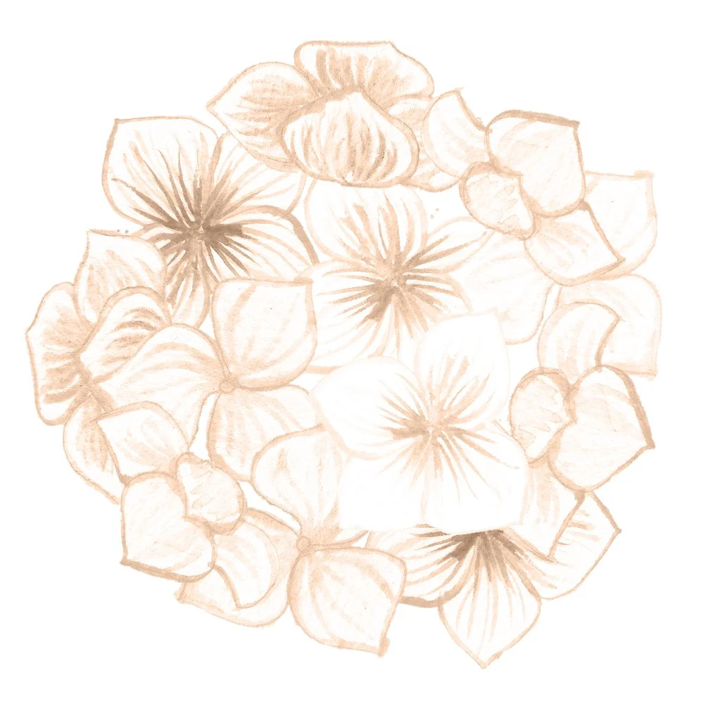 Mint Dreams Flower #3 Fabric Panel