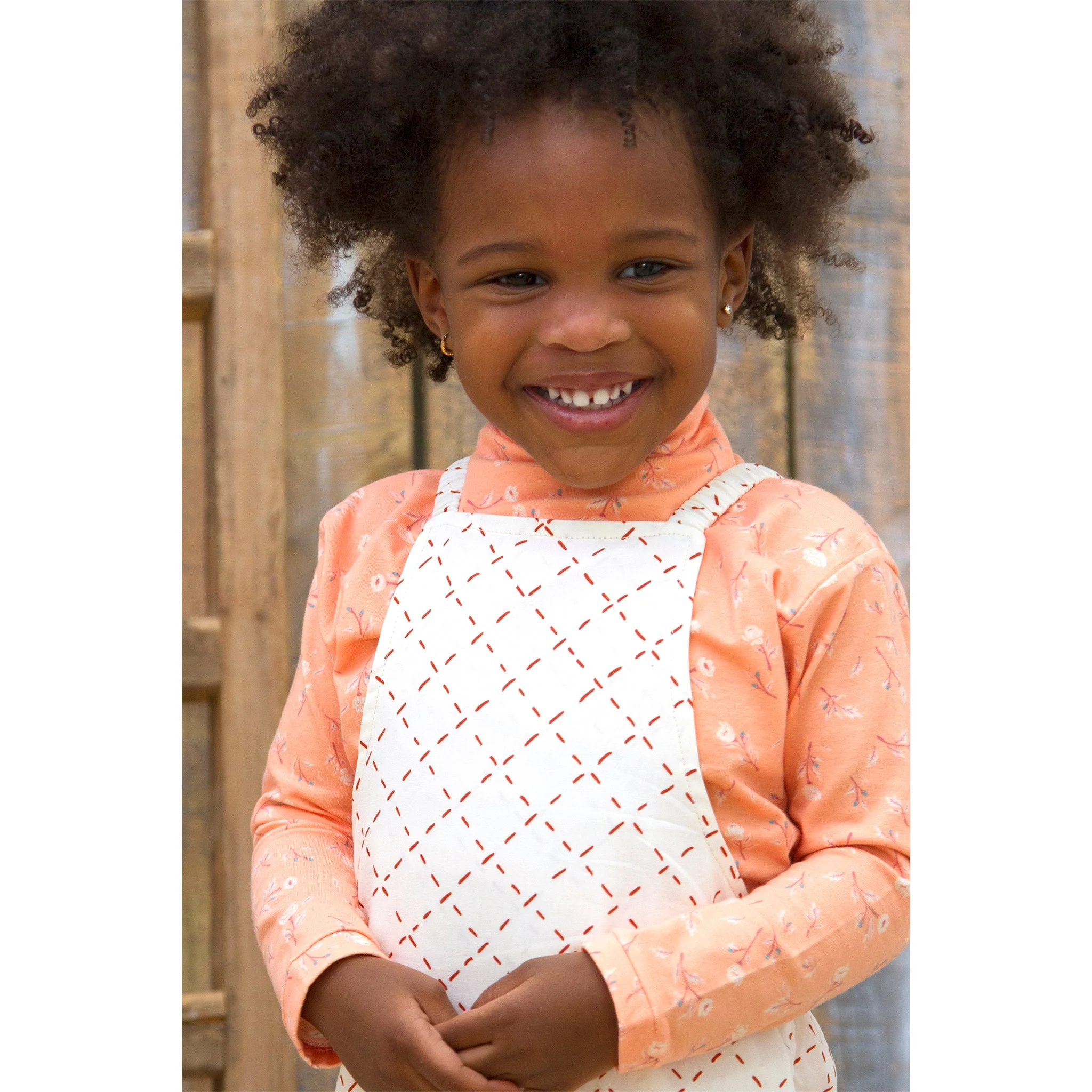 Miss Ditzy’s Peachcobbler Fabric in Knit - Image 2