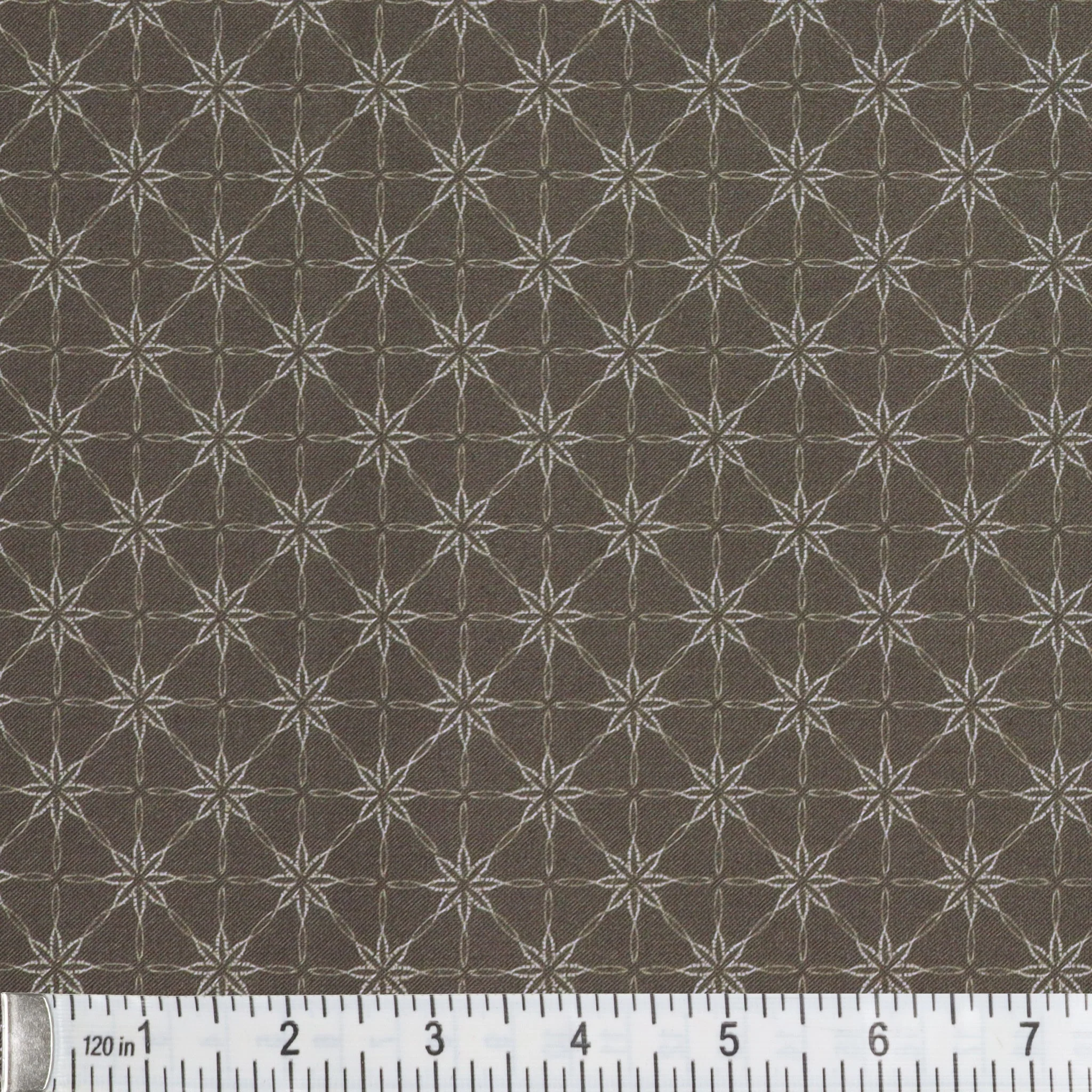 Modern Vintage: Treasured Fabric Collection - Daisy Doily Mocha - Image 3