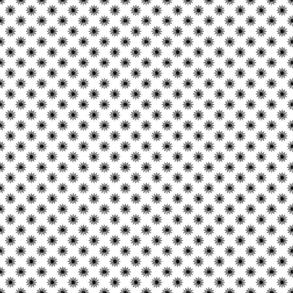 Monochrome Bursts Fabric
