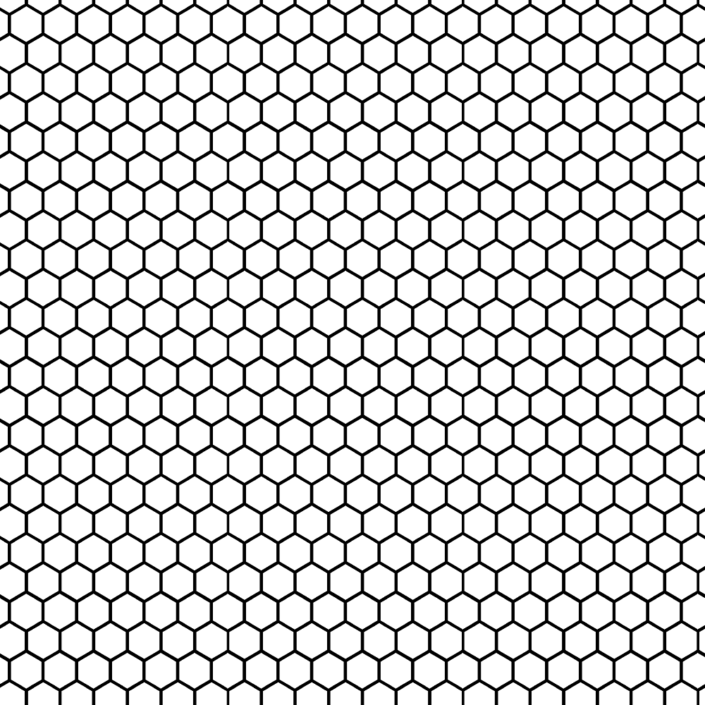 Monochrome Honeycomb Fabric