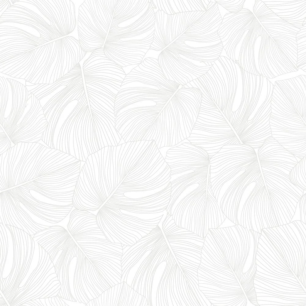 Monstera Leaves Tone on Tone Fabric - Image 2