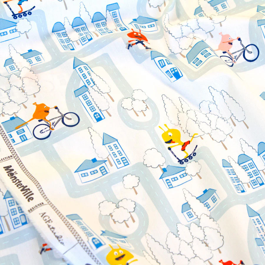 MonsterVille Fabric Collection - Monstropolis - Image 2