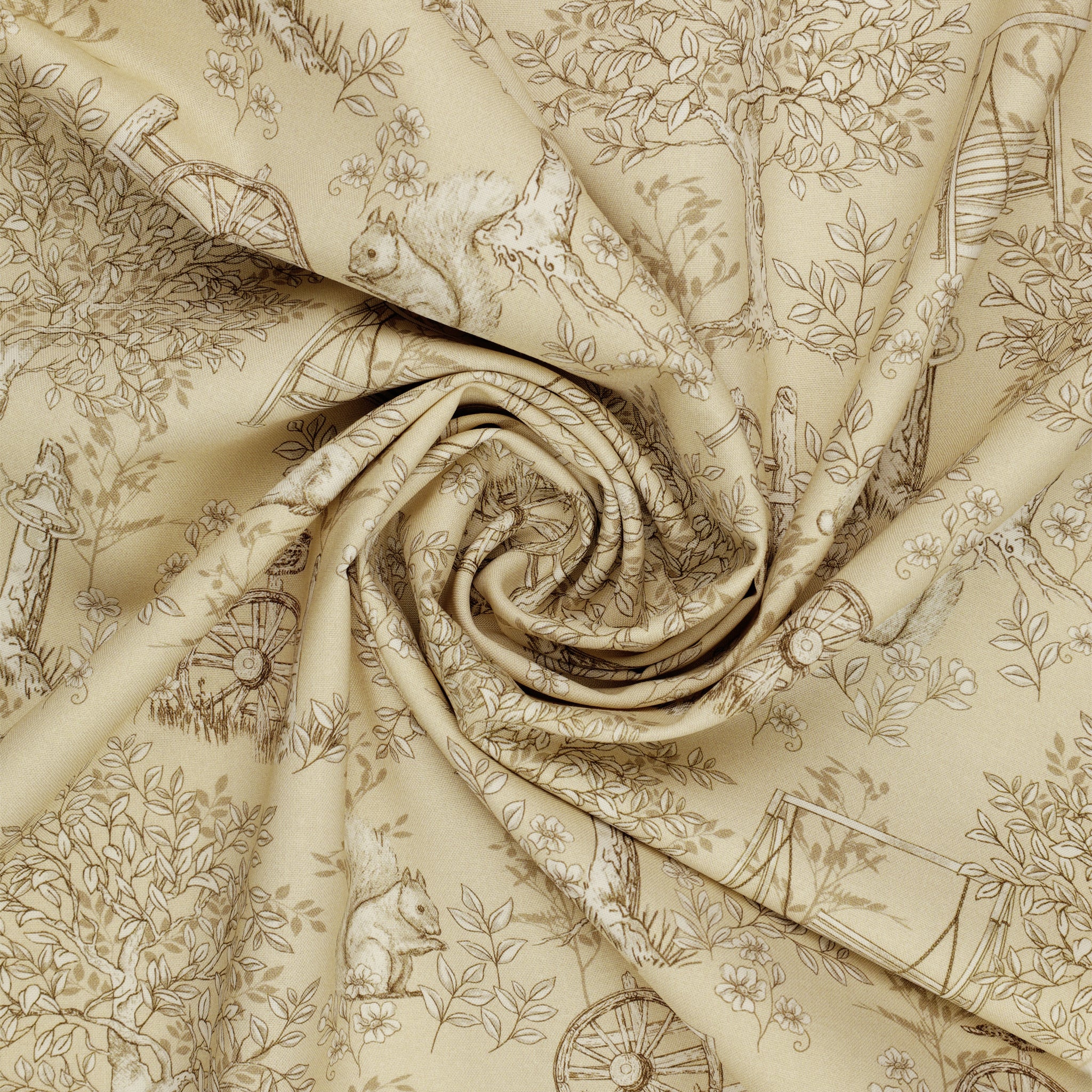 Montgomery-Mountain Charm Fabric Collection - Belle Toile Sand - Image 2