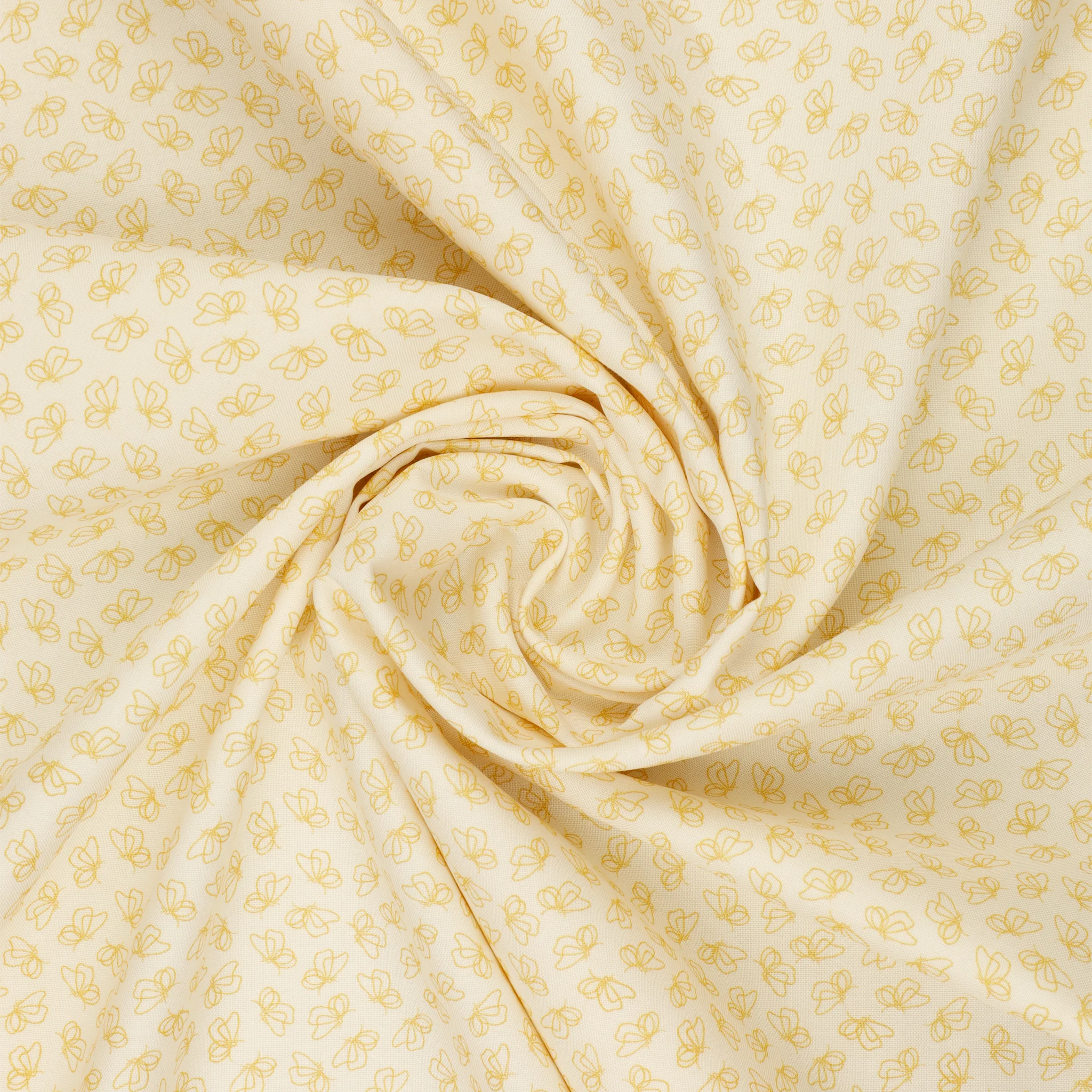 Montgomery-Mountain Charm Fabric Collection - Flutter By White/Maize - Image 2