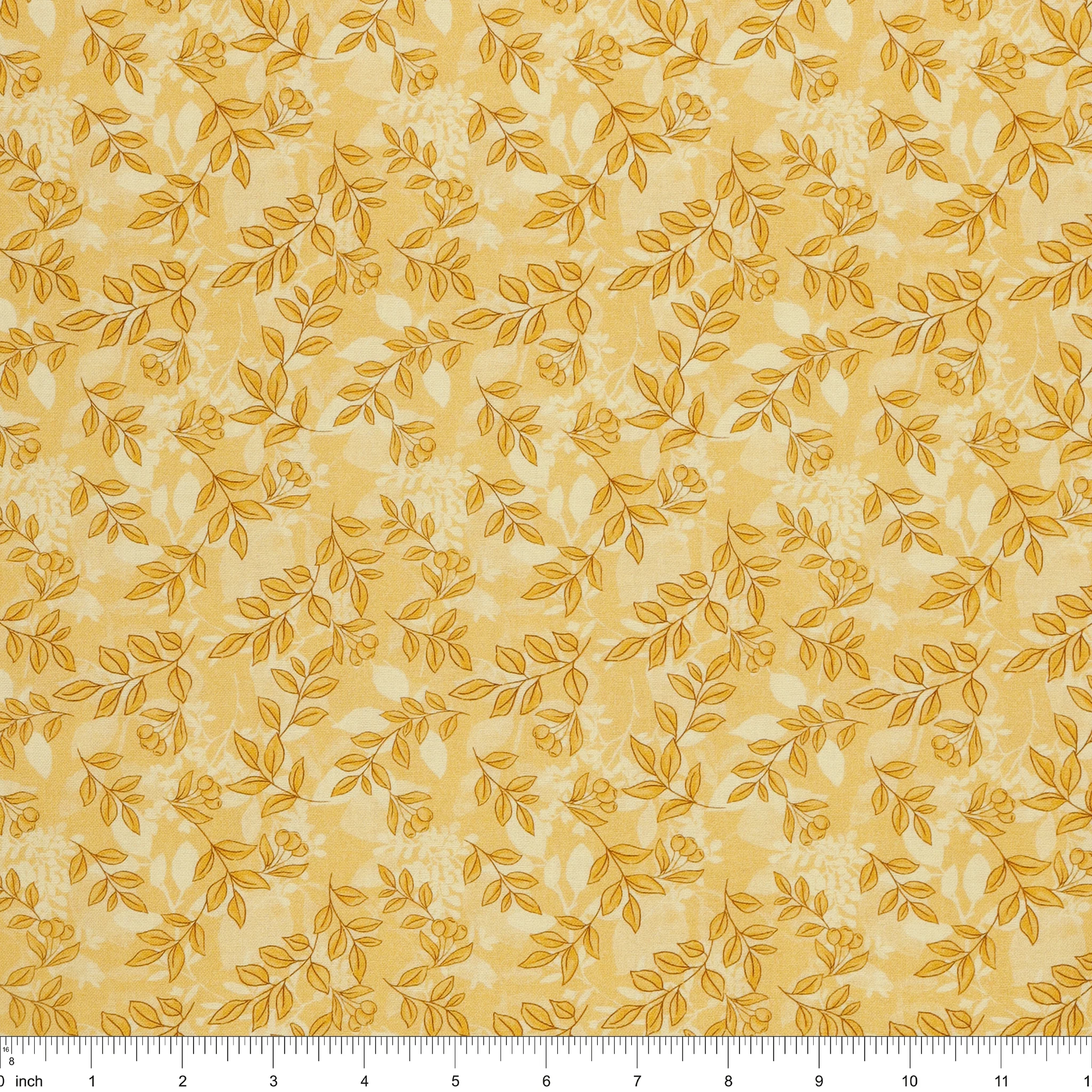Montgomery-Mountain Charm Fabric Collection - Mountain Foliage Maize - Image 3