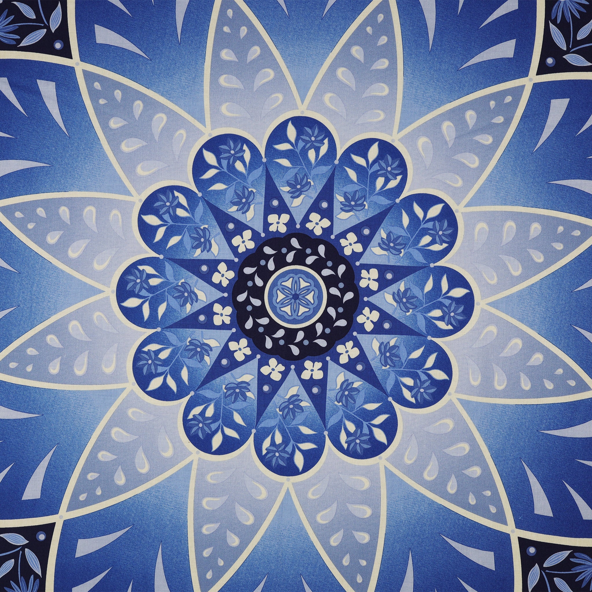 Moonlight Serenade Fabric Collection - Blossom Panel Moonlight - Image 3
